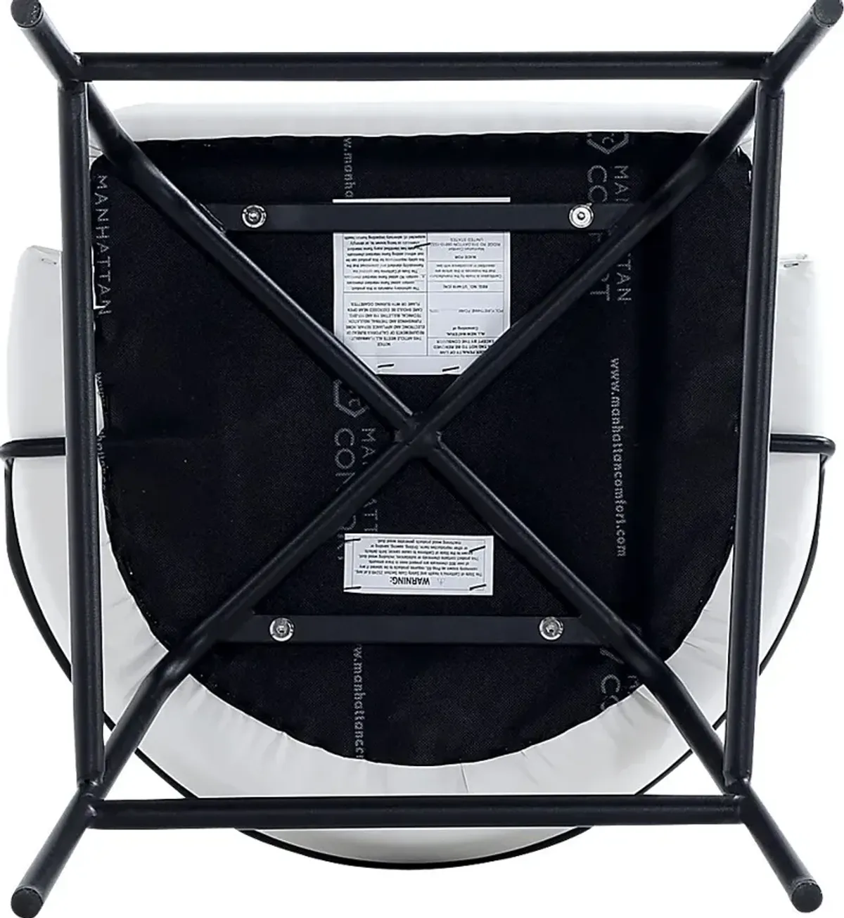 Acewalk I White Counter Height Stool