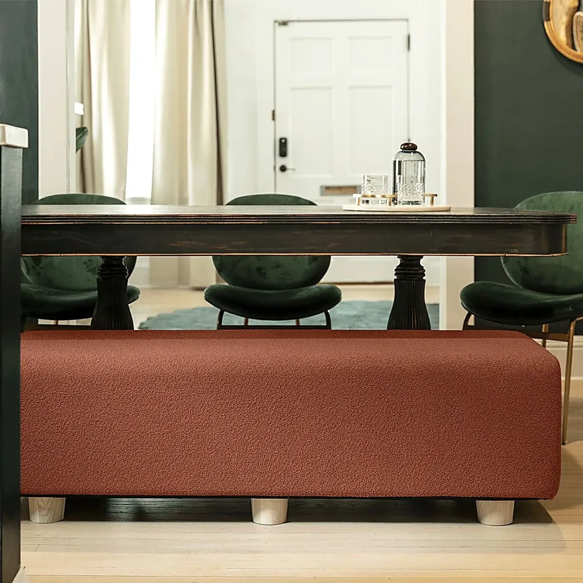 Bellemere Terracotta King Bed Bench