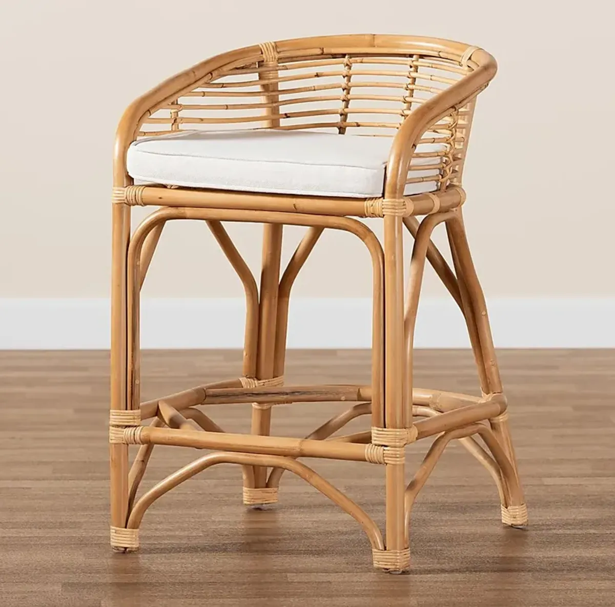 Evasel Brown Counter Stool