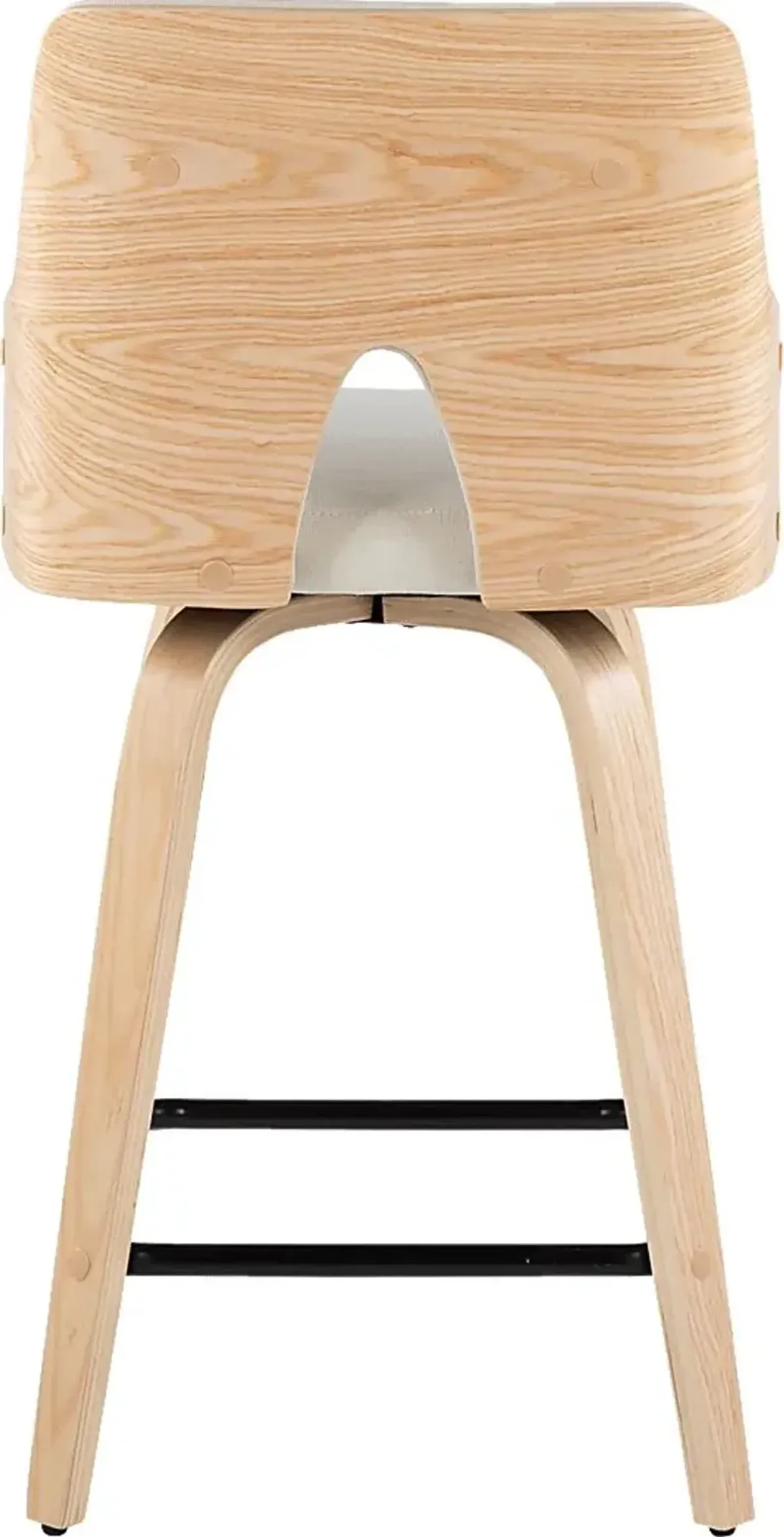 Gadson I Cream Swivel Counter Height Stool, Set of 2