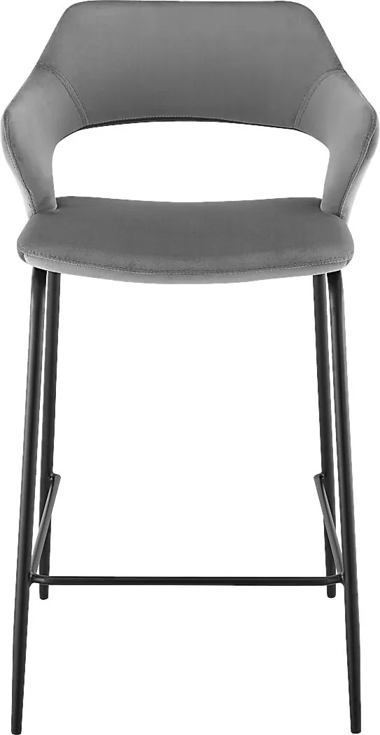 Besthada Gray Counter Stool