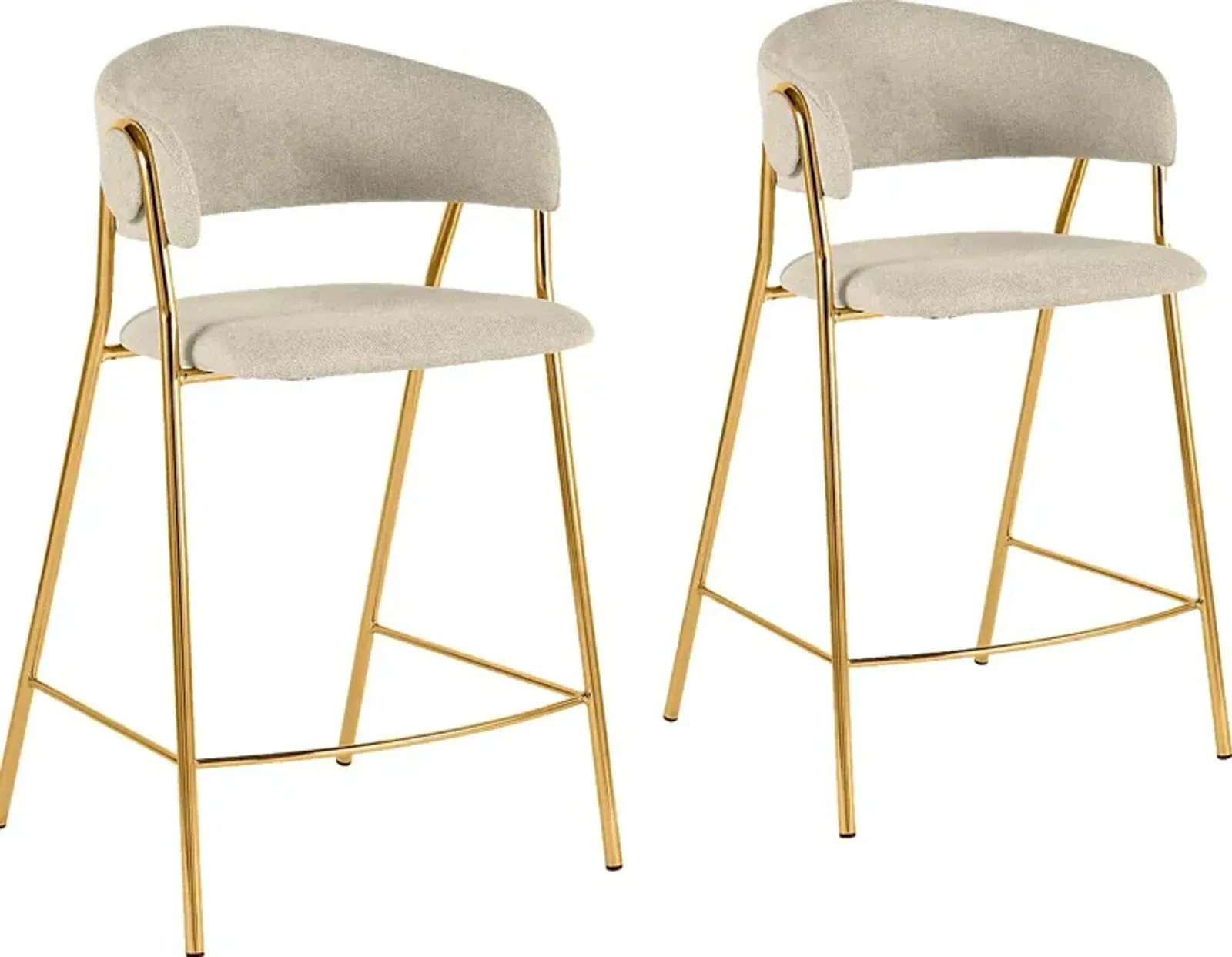 Lasiandra Cream Counter Stool, Set of 2