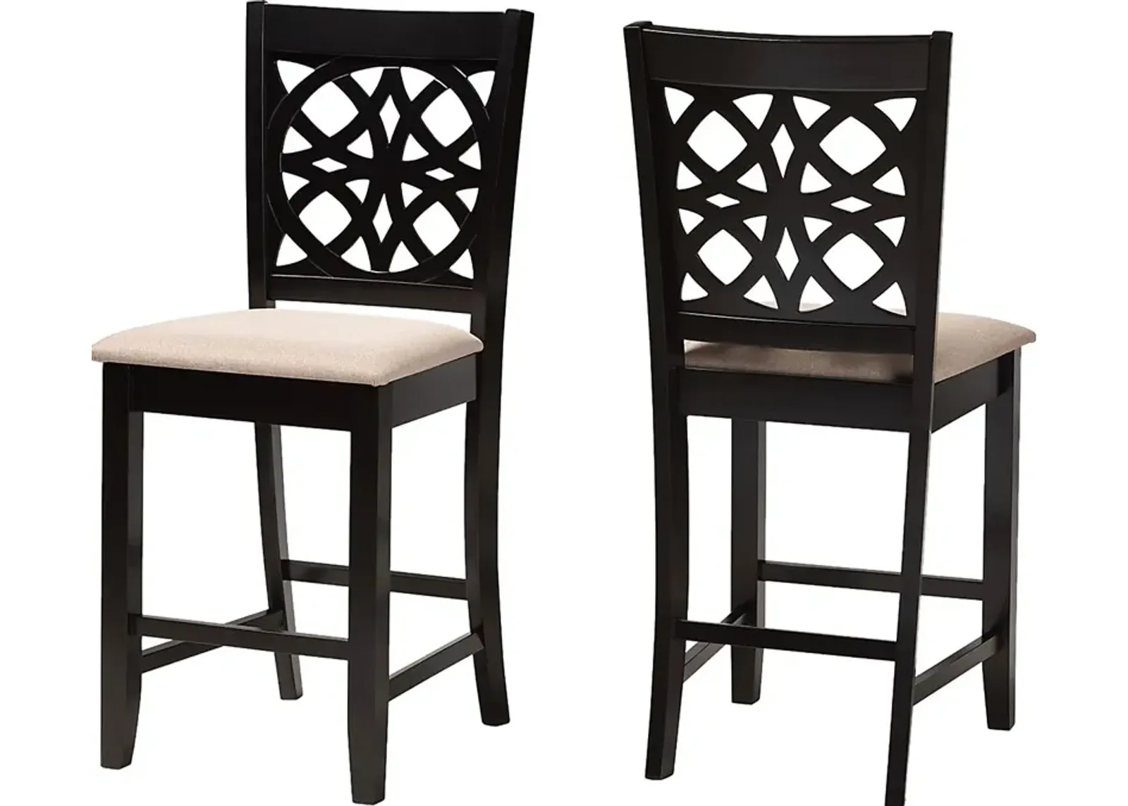 Sarria Brown Counter Stool, Set of 2