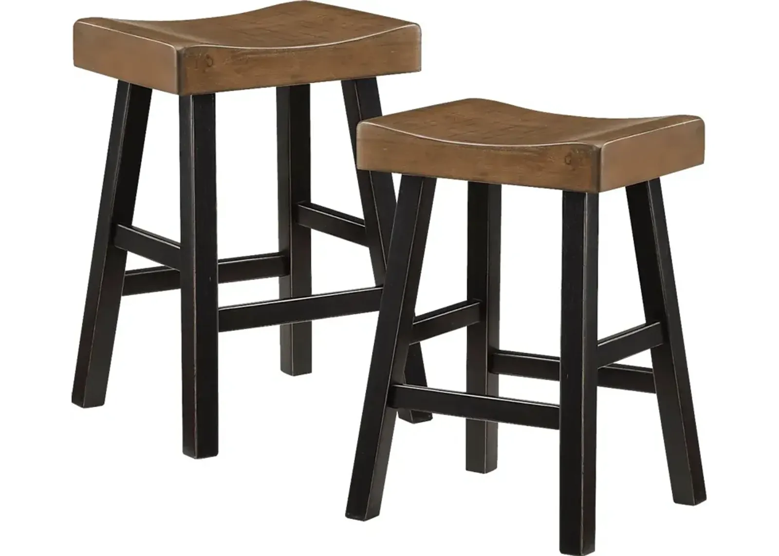 Mcewen Brown Counter Height Stool, Set of 2