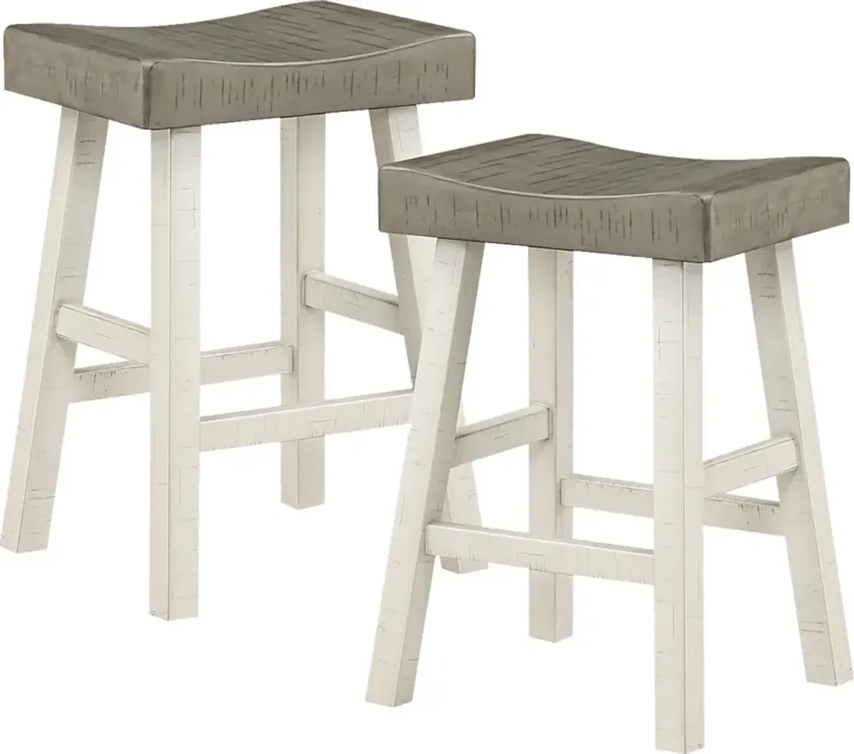 Mcewen Gray Counter Height Stool, Set of 2