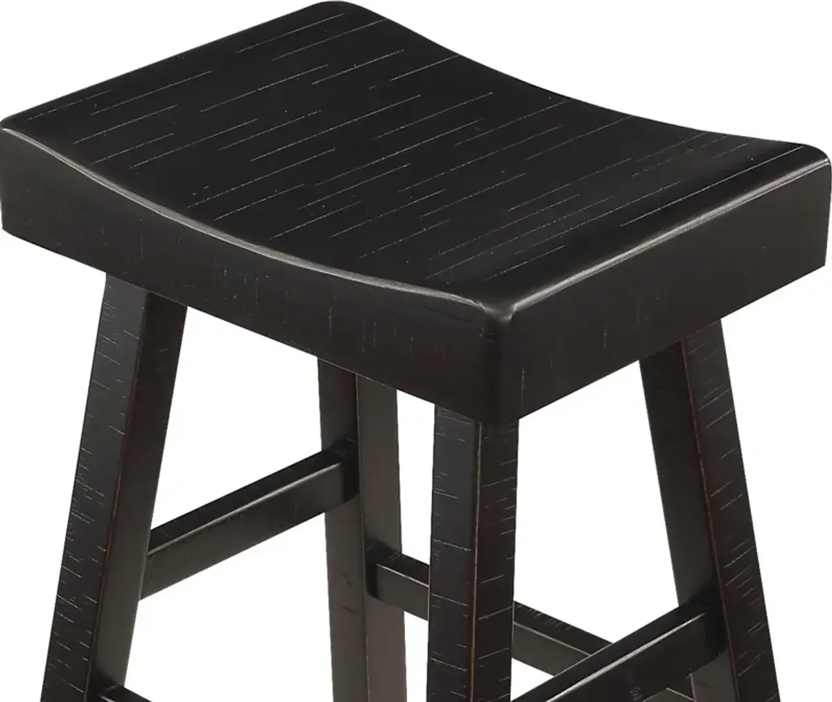 Mcewen Black Counter Height Stool, Set of 2