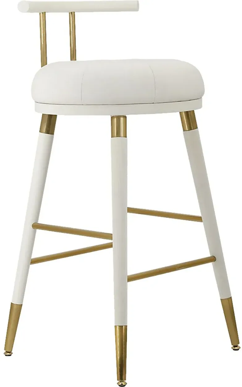 Donnalin White Counter Stool