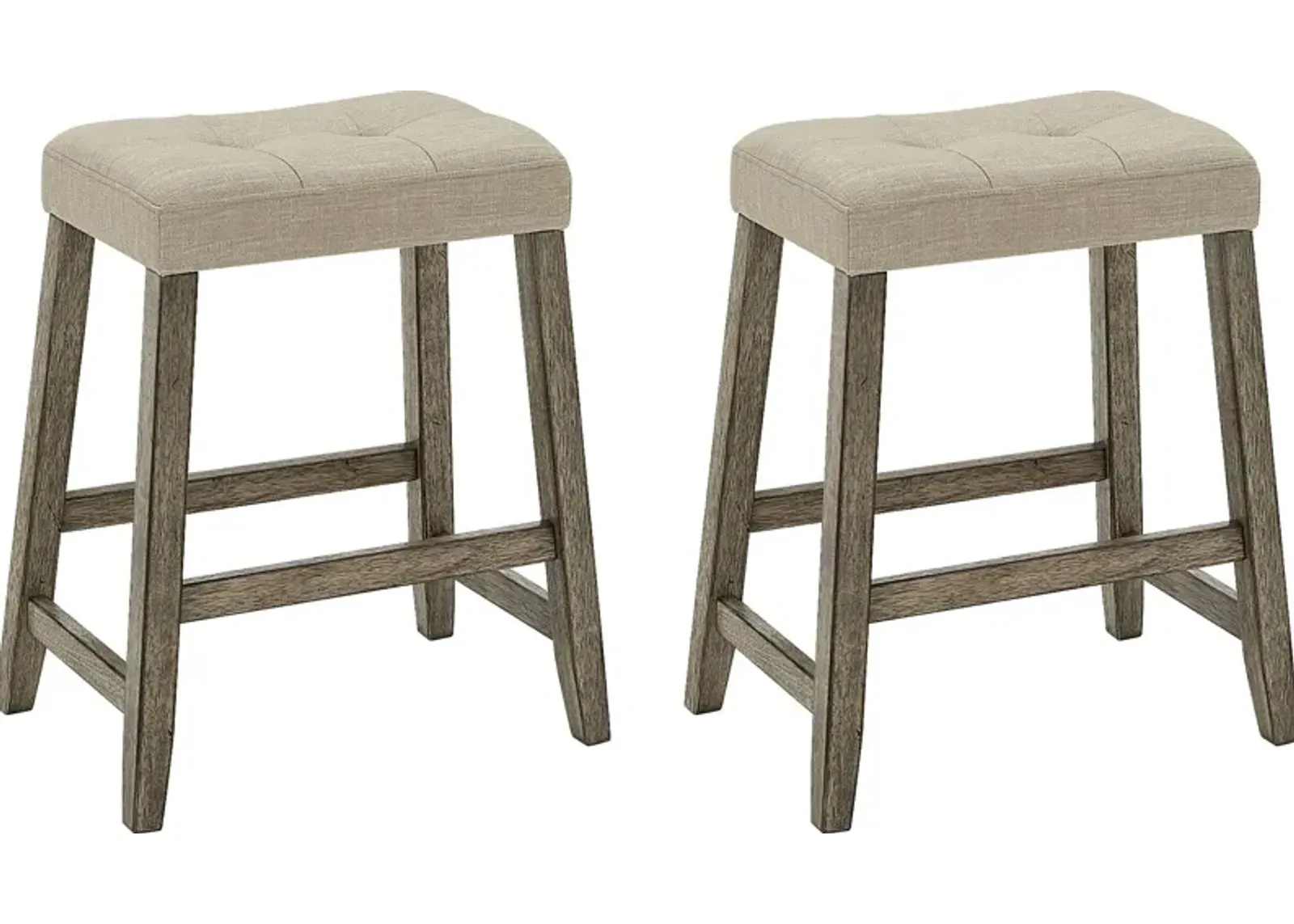 Tocata Gray Counter Stool, Set of 2