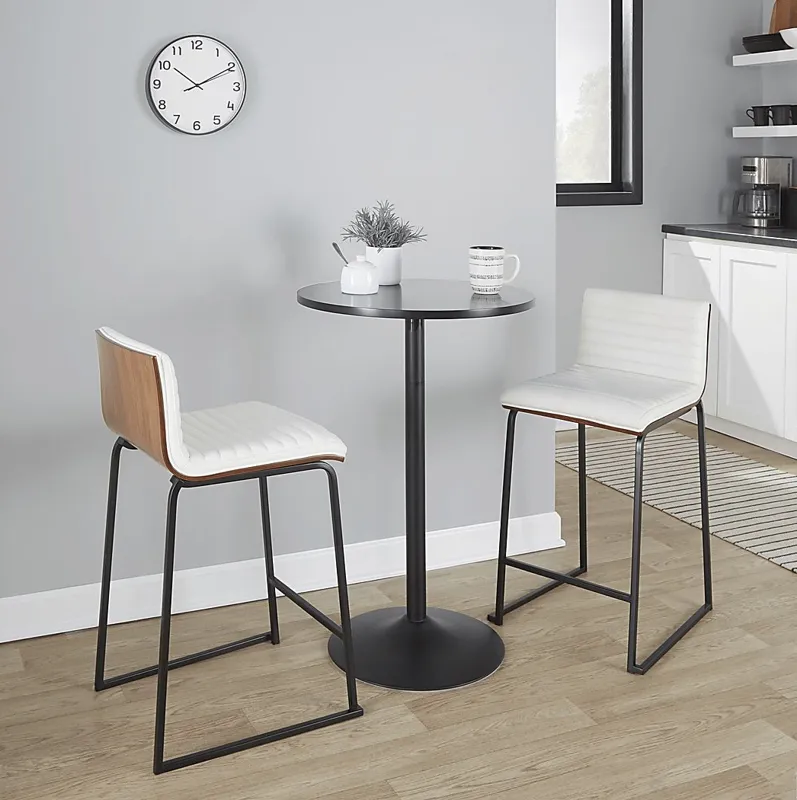 Tatesbrook V White Counter Height Stool, Set of 2