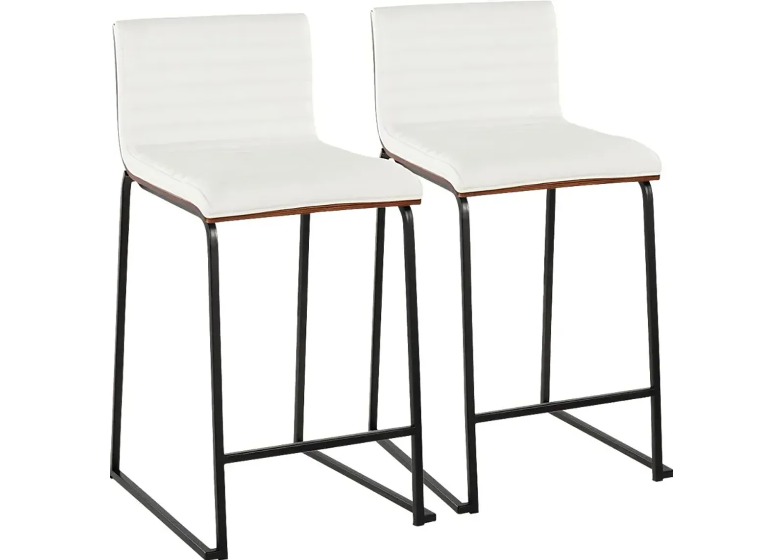 Tatesbrook V White Counter Height Stool, Set of 2