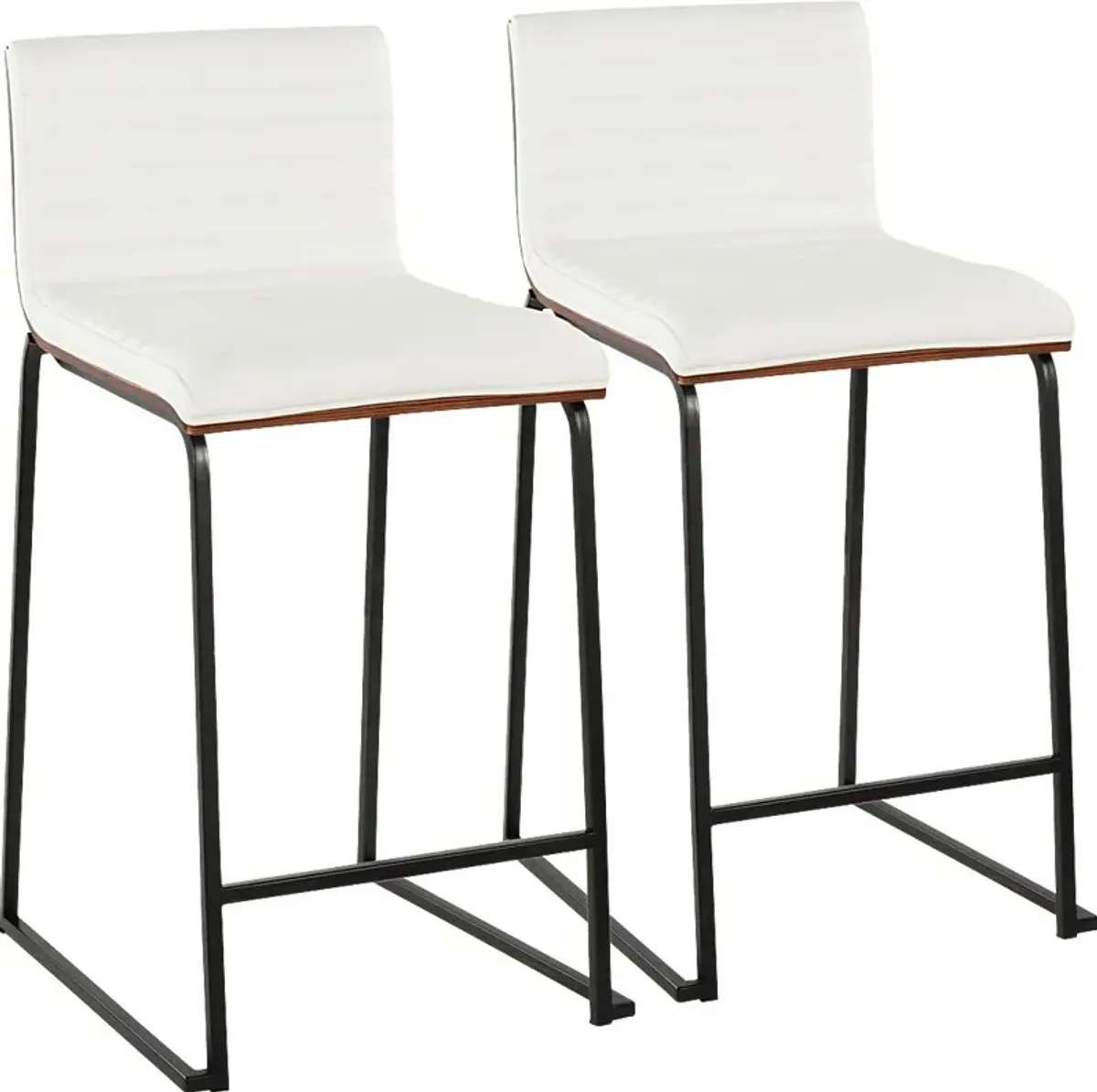 Tatesbrook V White Counter Height Stool, Set of 2