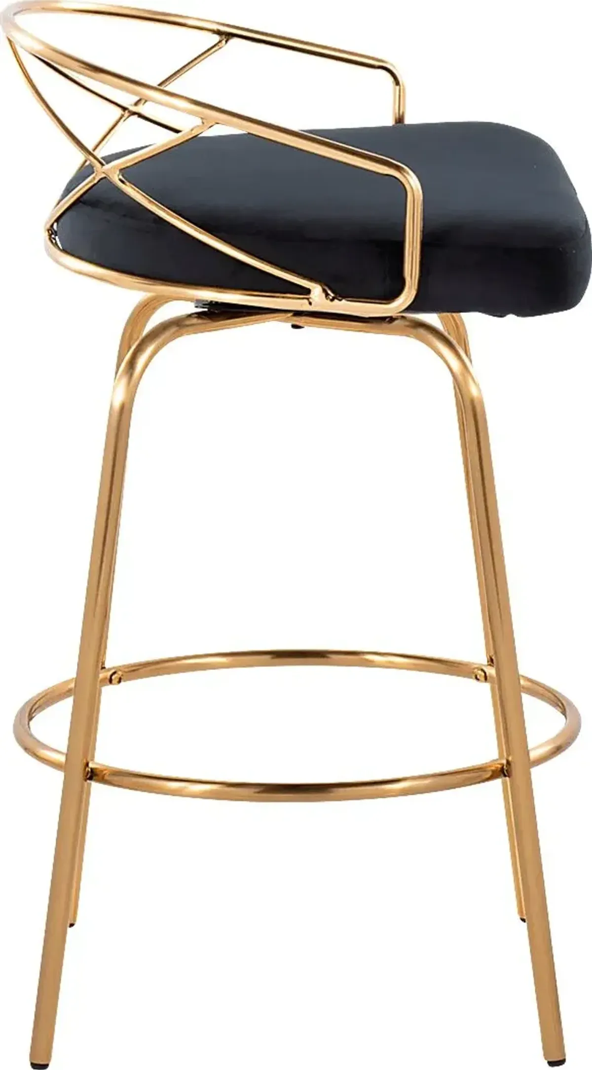 Ravensburg I Black Swivel Counter Height Stool, Set of 2