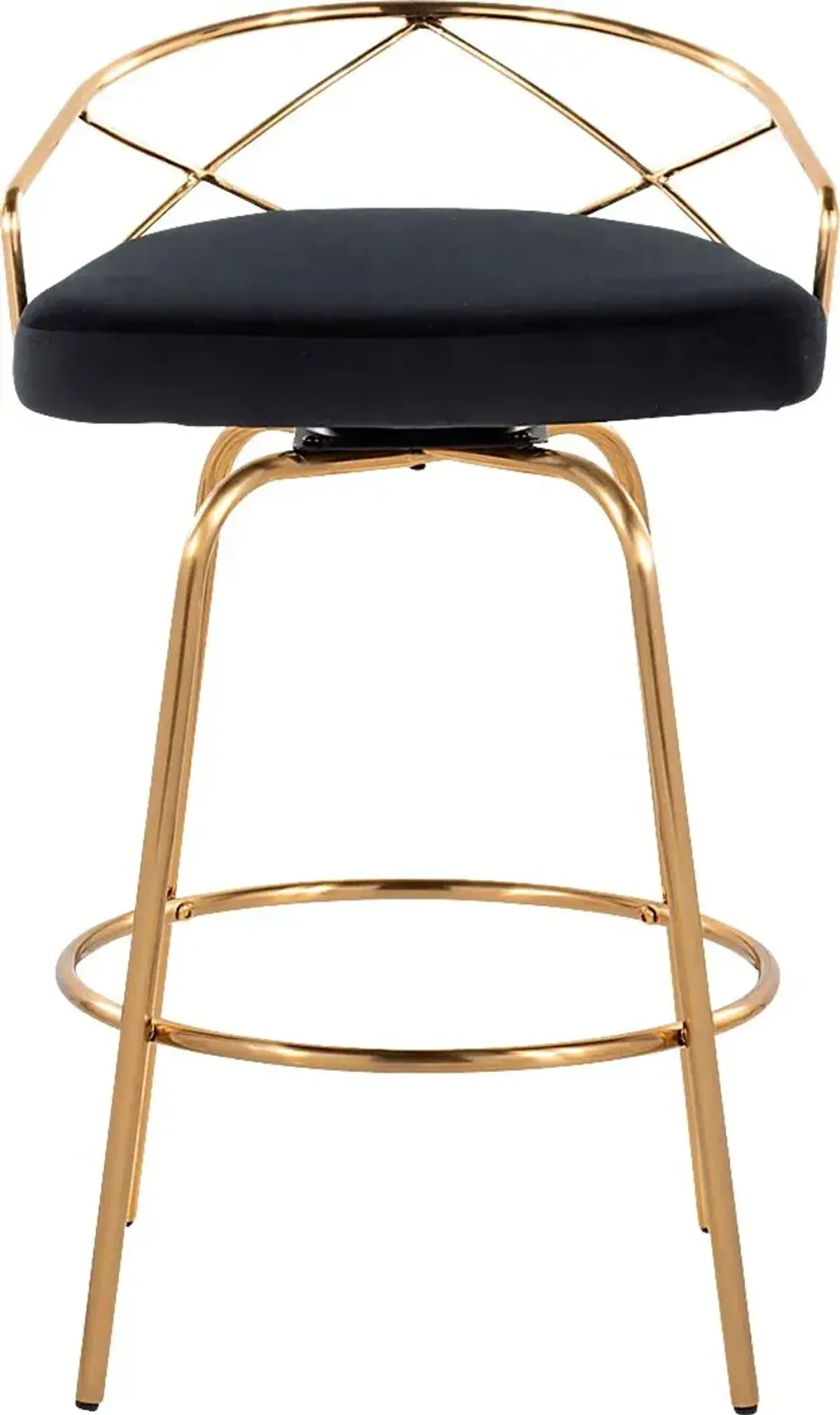 Ravensburg I Black Swivel Counter Height Stool, Set of 2