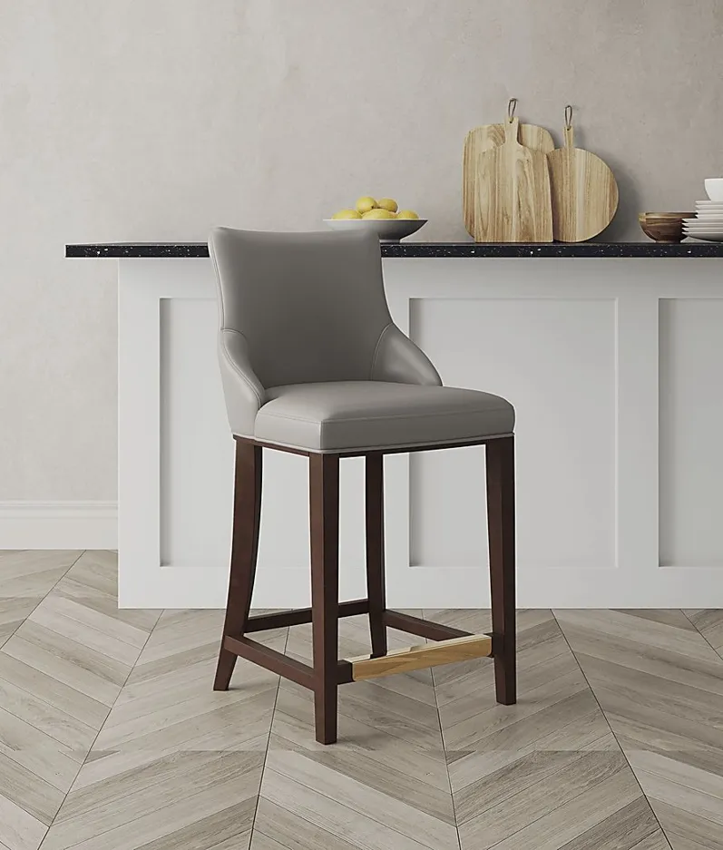 Carderock Taupe Counter Stool
