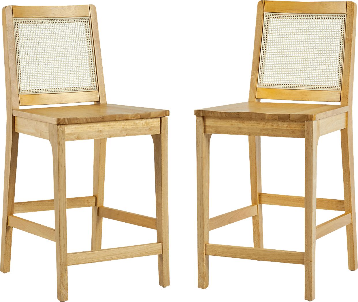 Annerly Natural Counter Height Stool, Set of 2