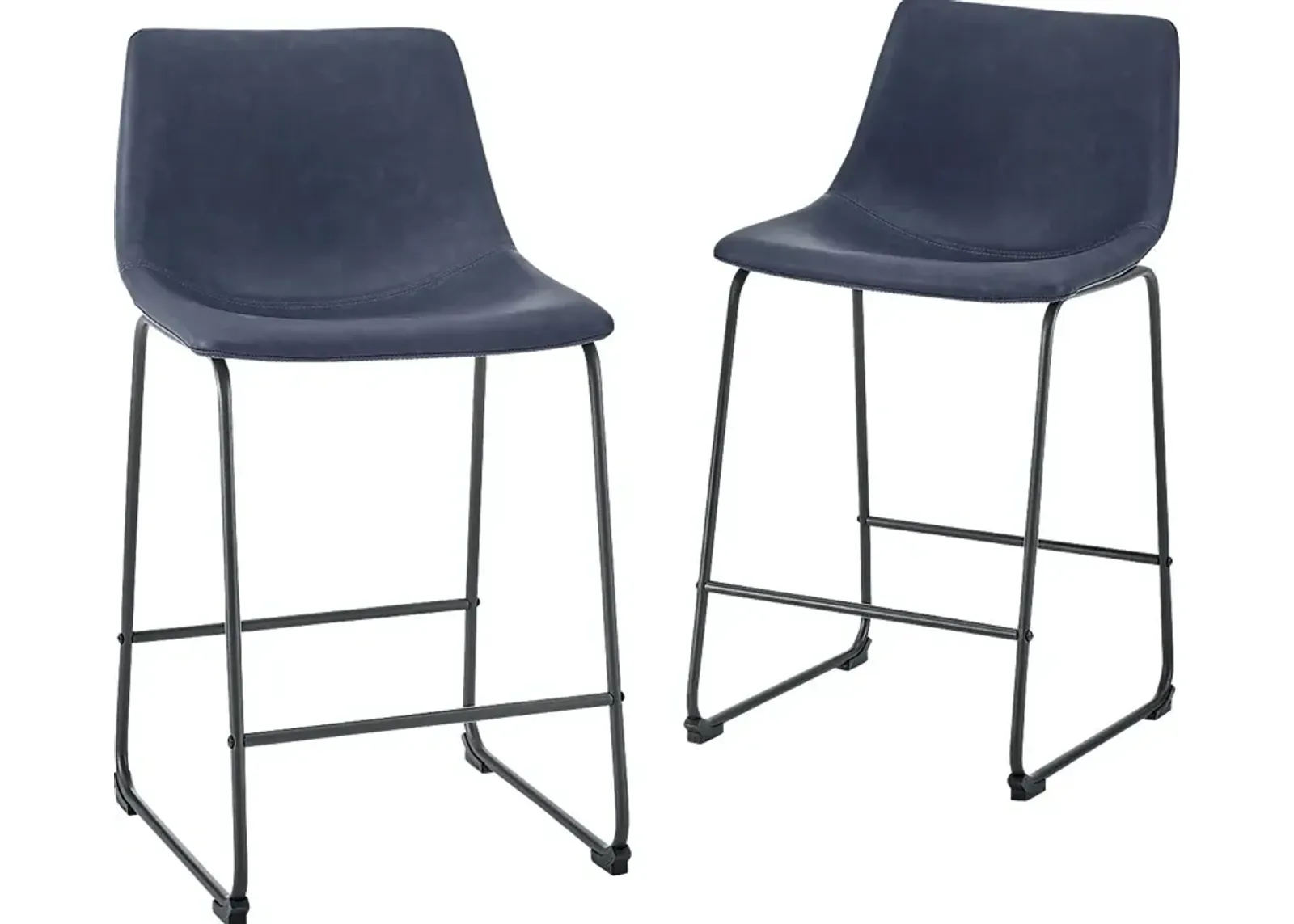 Badenoch Navy Counter Height Stool, Set of 2