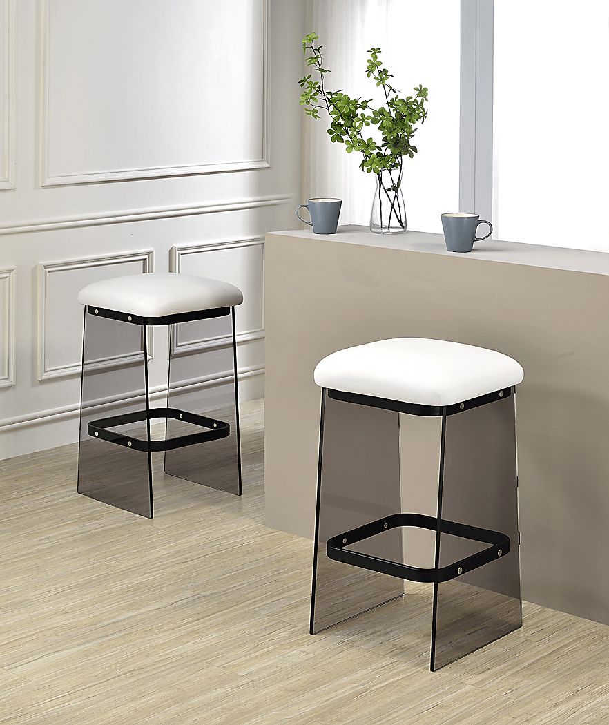 Valelo Black Counter Stool, Set of 2