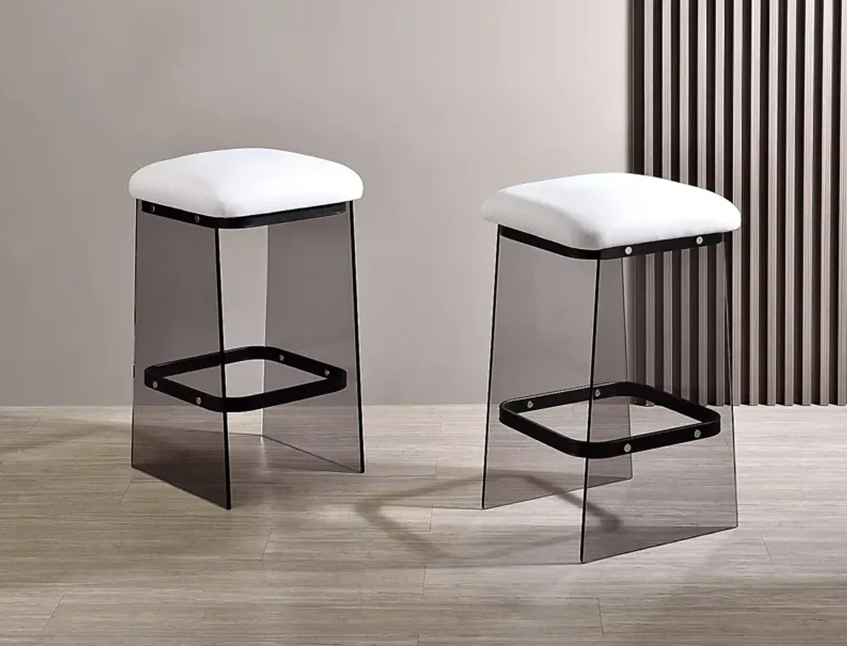 Valelo Black Counter Stool, Set of 2