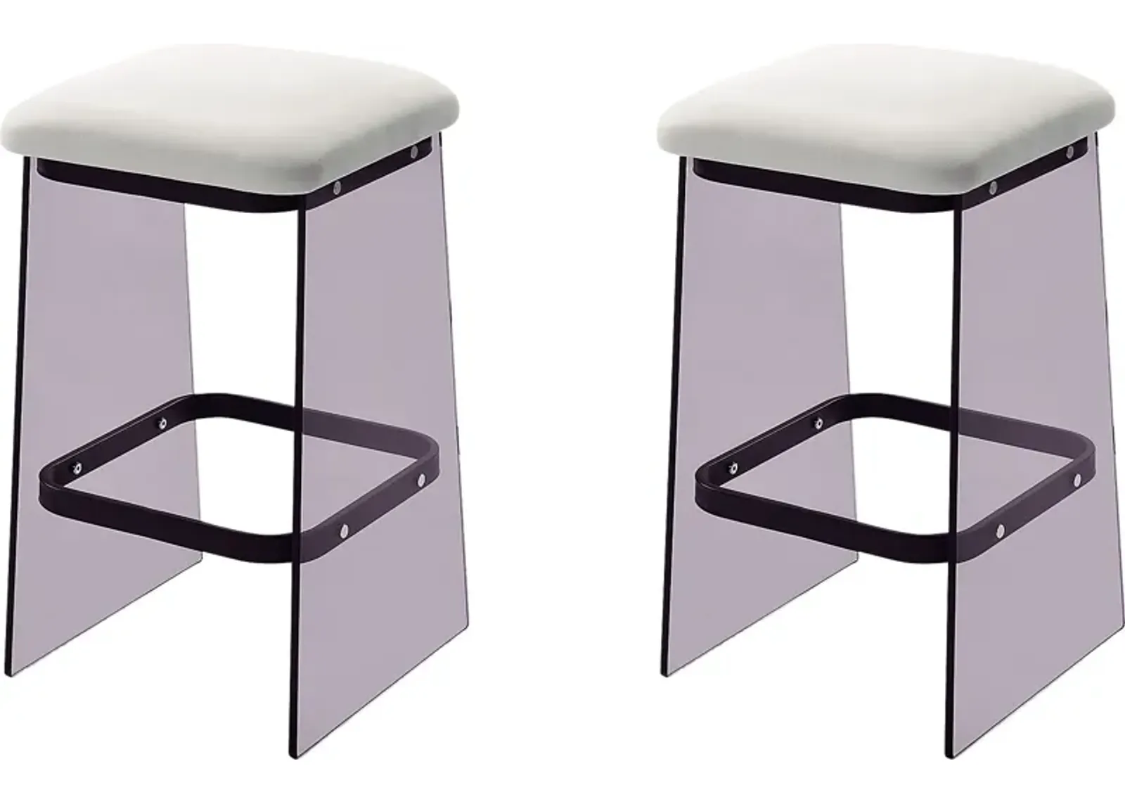 Valelo Black Counter Stool, Set of 2