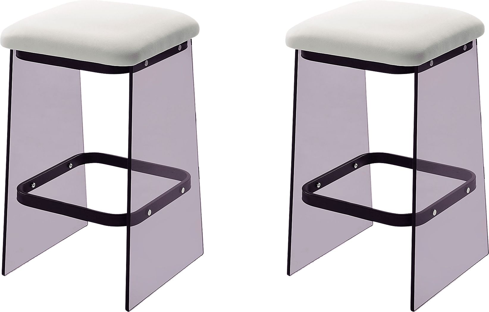 Valelo Black Counter Stool, Set of 2