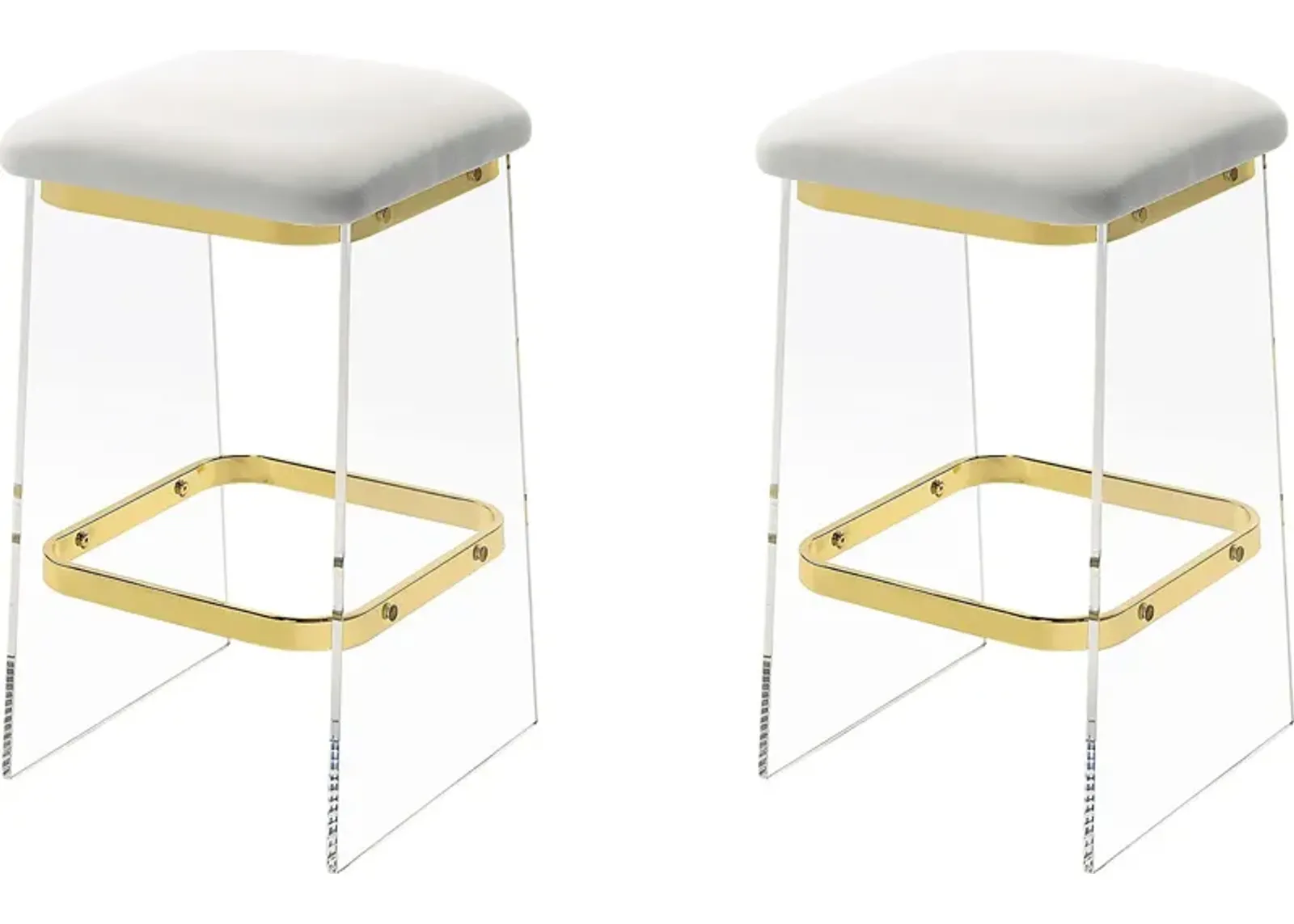 Valelo Gold Counter Stool, Set of 2