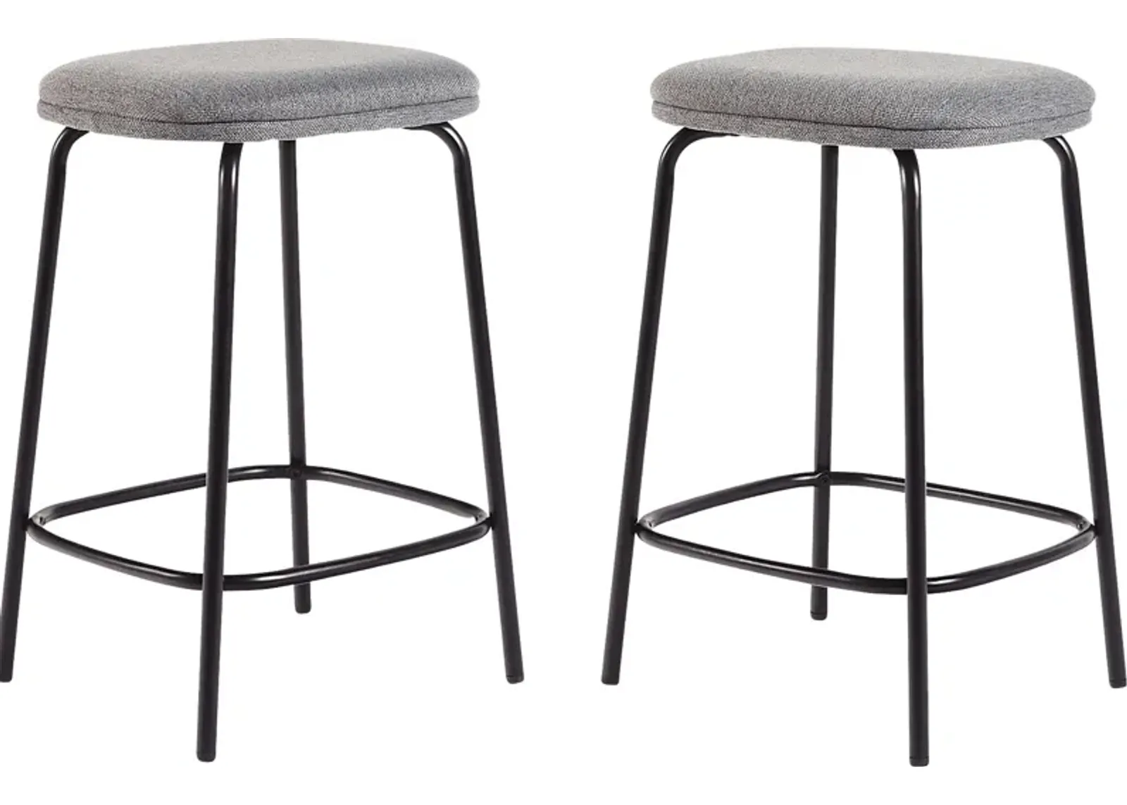 Brakenbury Charcoal Counter Height Stool, Set of 2