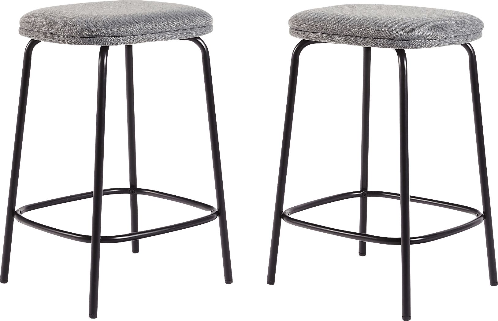 Brakenbury Charcoal Counter Height Stool, Set of 2