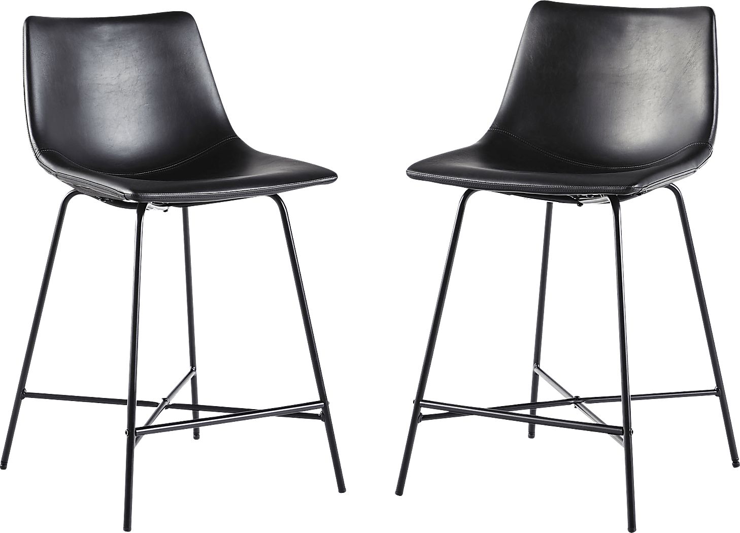 Cassamia Black  Barstool, Set of 2