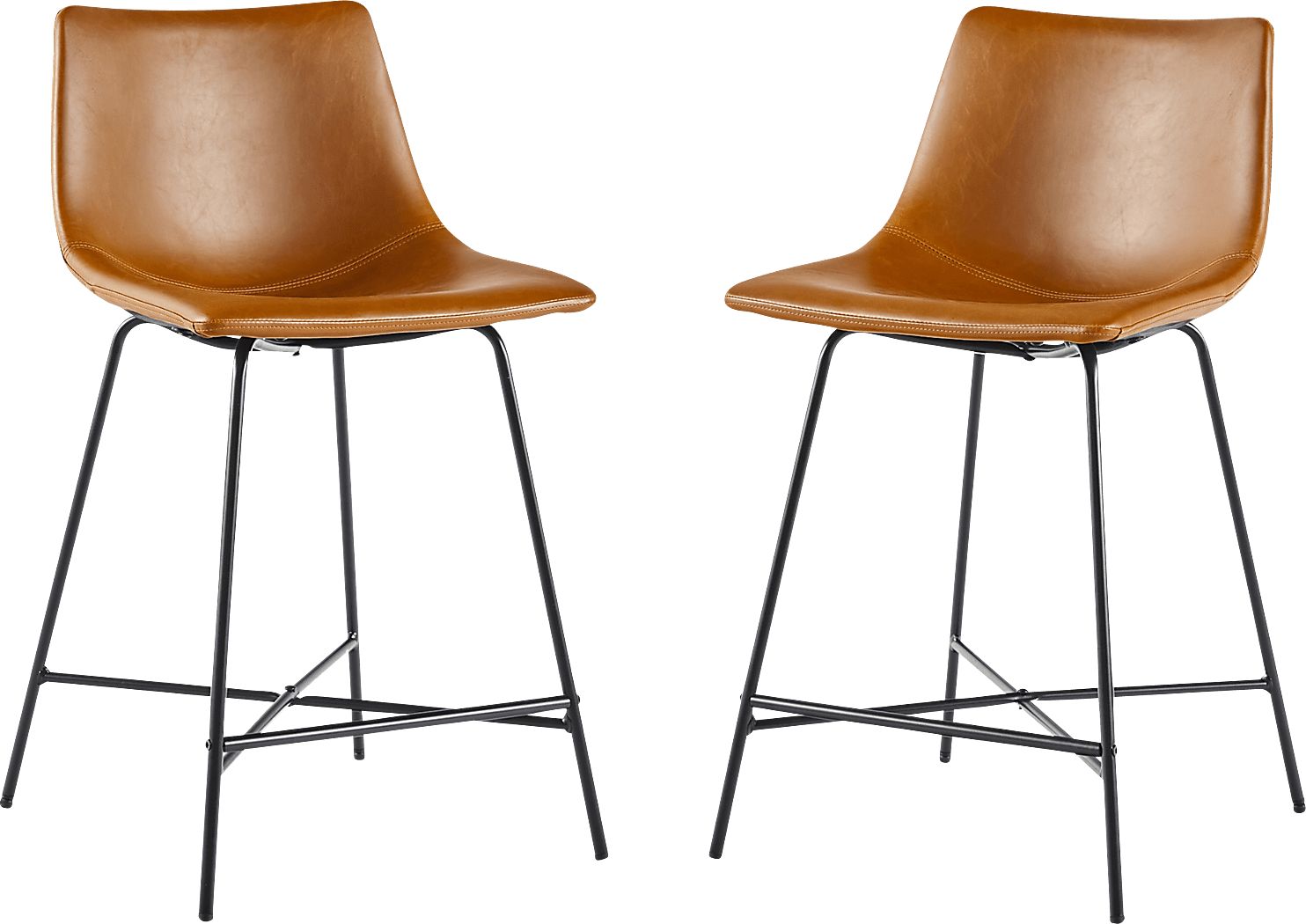 Cassamia Brown Barstool, Set of 2