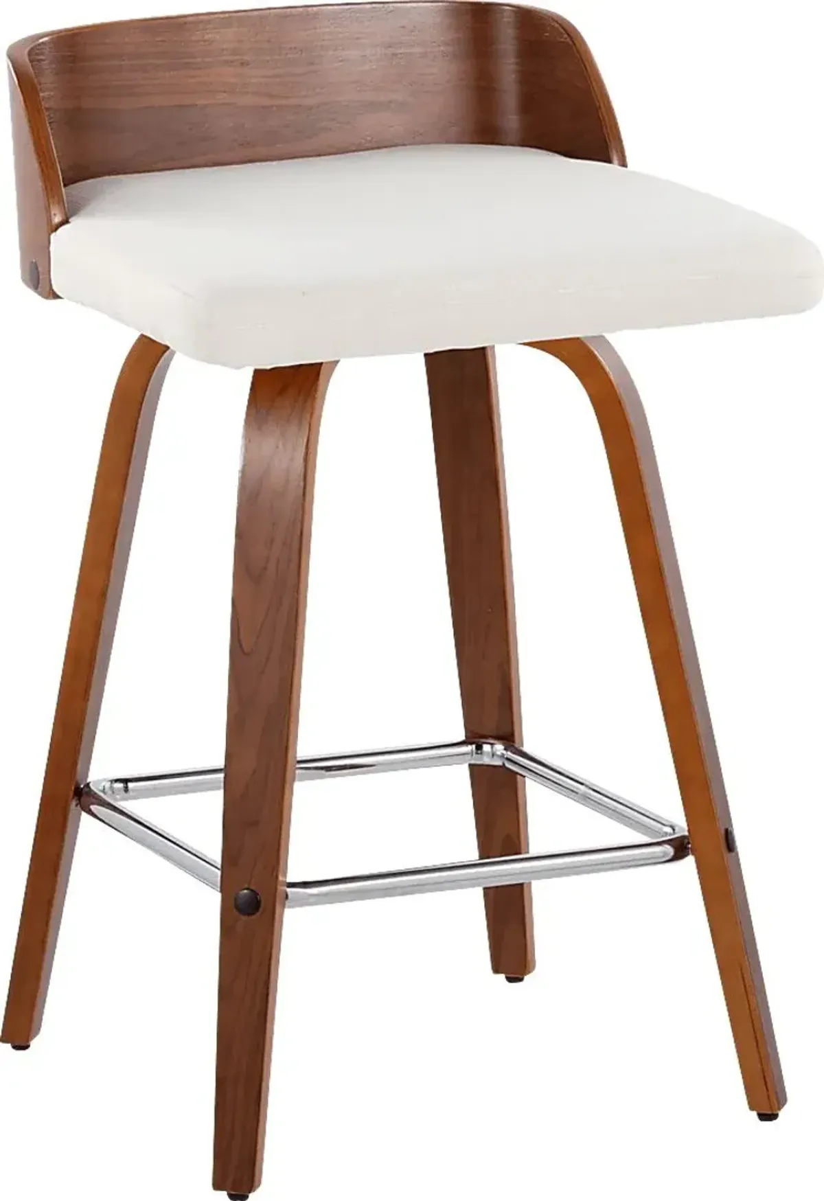 Wetherburn II Cream Swivel Counter Height Stool, Set of 2