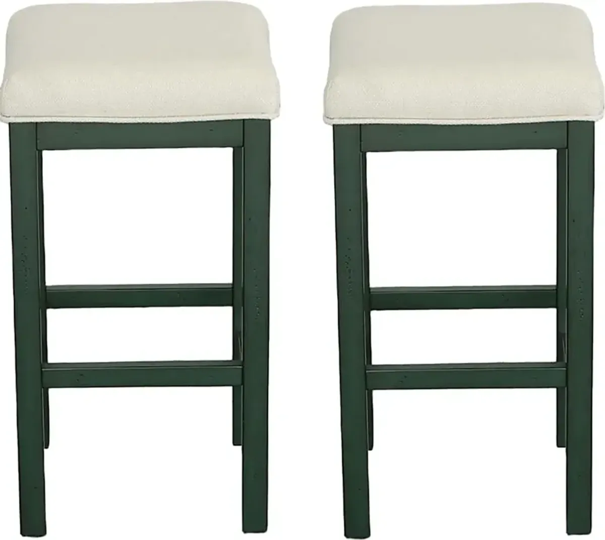 Macsvega Green Counter Stool, Set of 2