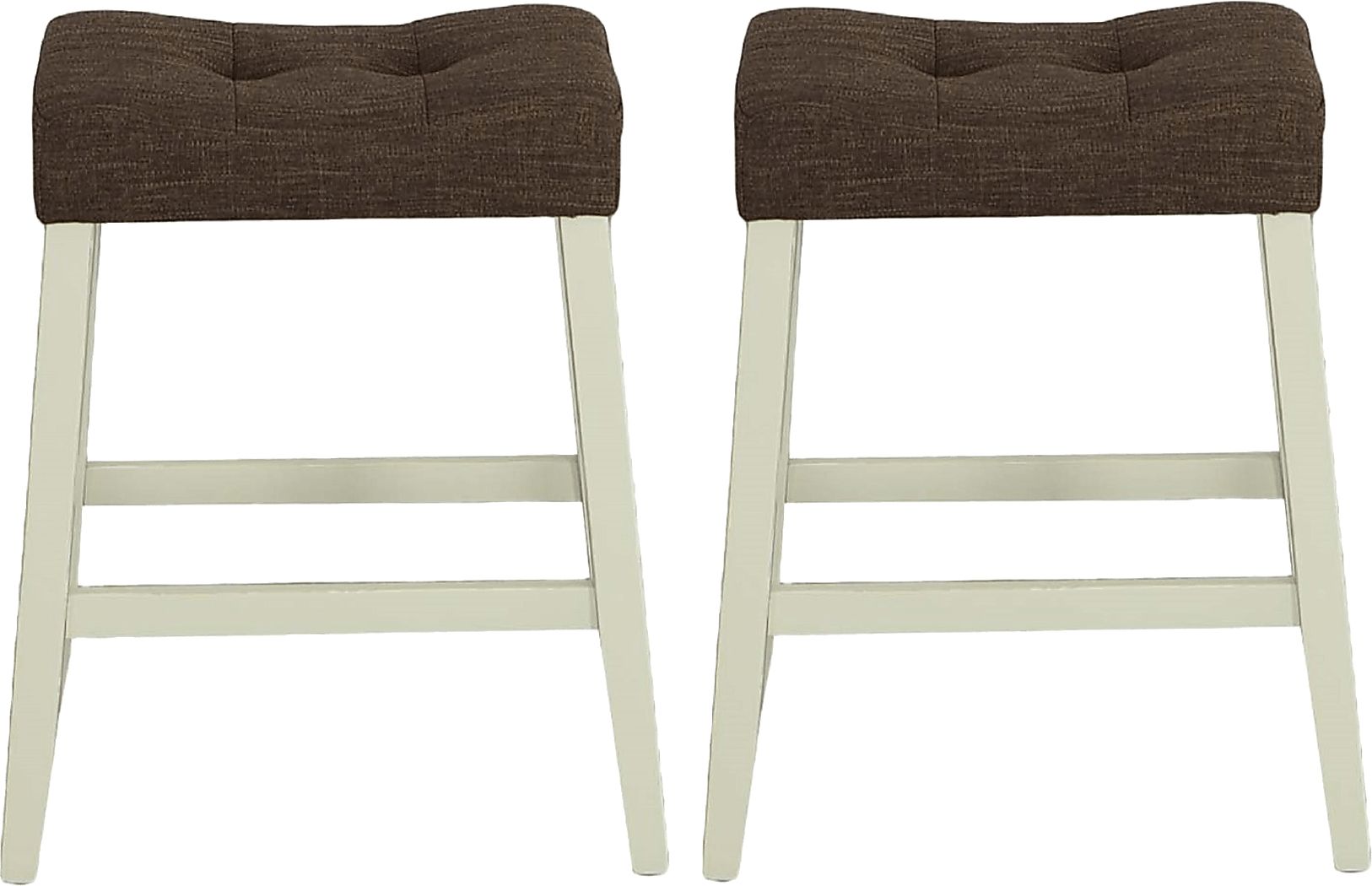 Newtowne Off-White Counter Stool, Set of 2