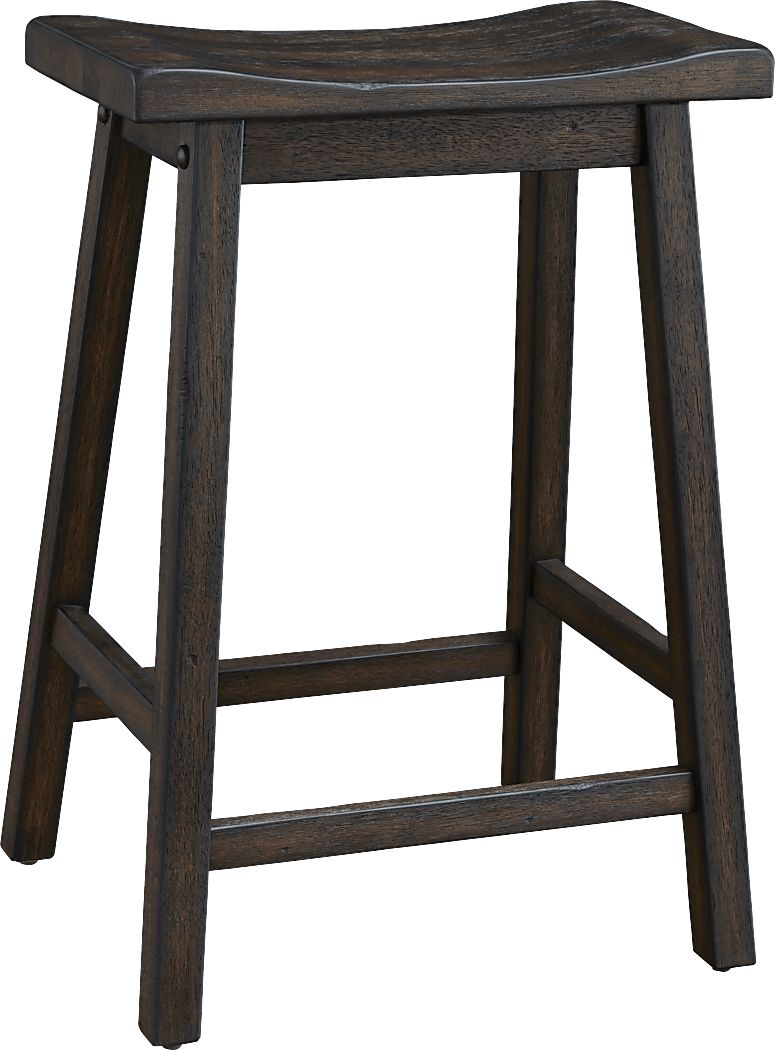 Silassie Brown Counter Stool, Set of 2