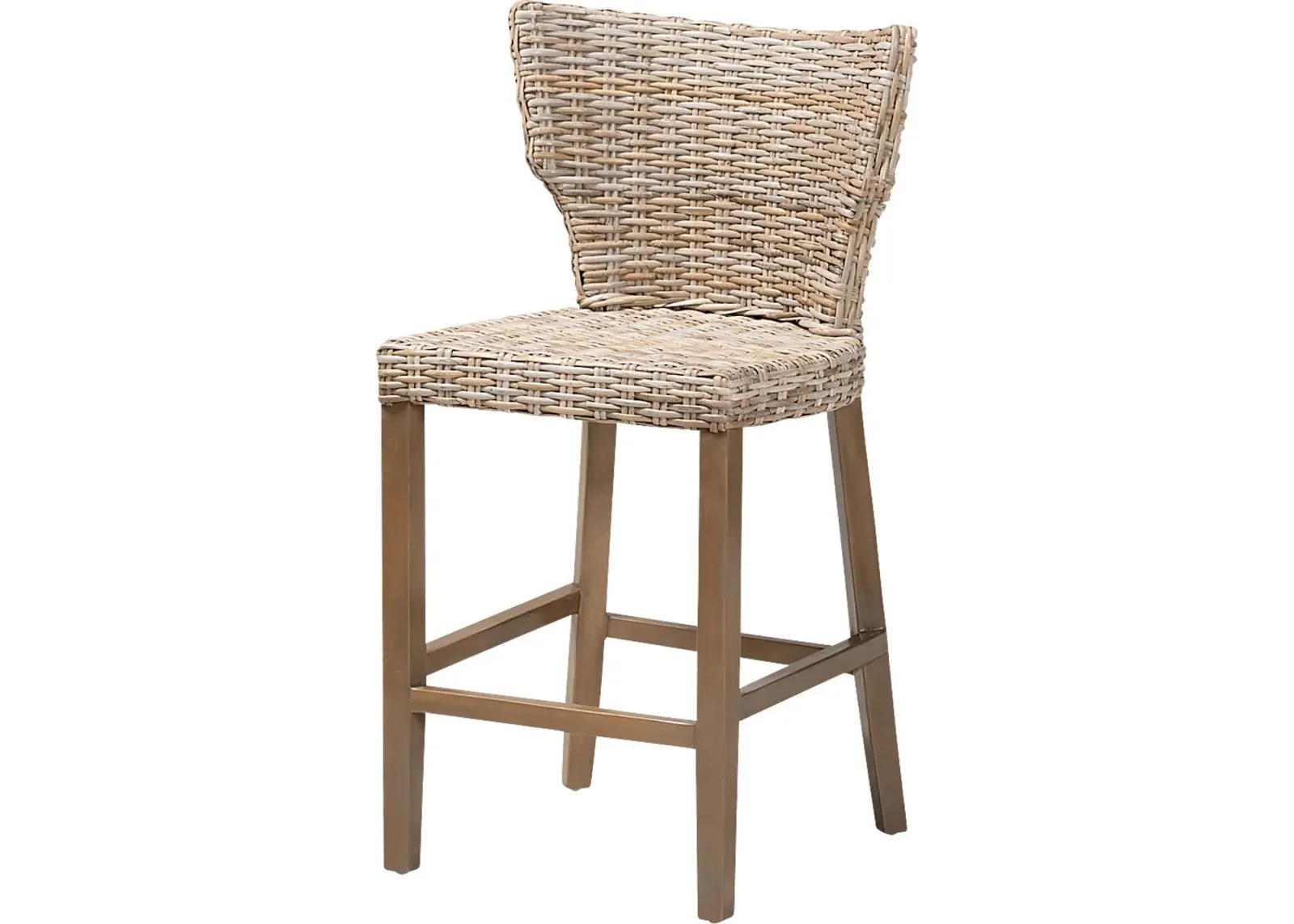 Bazzell Taupe Counter Stool