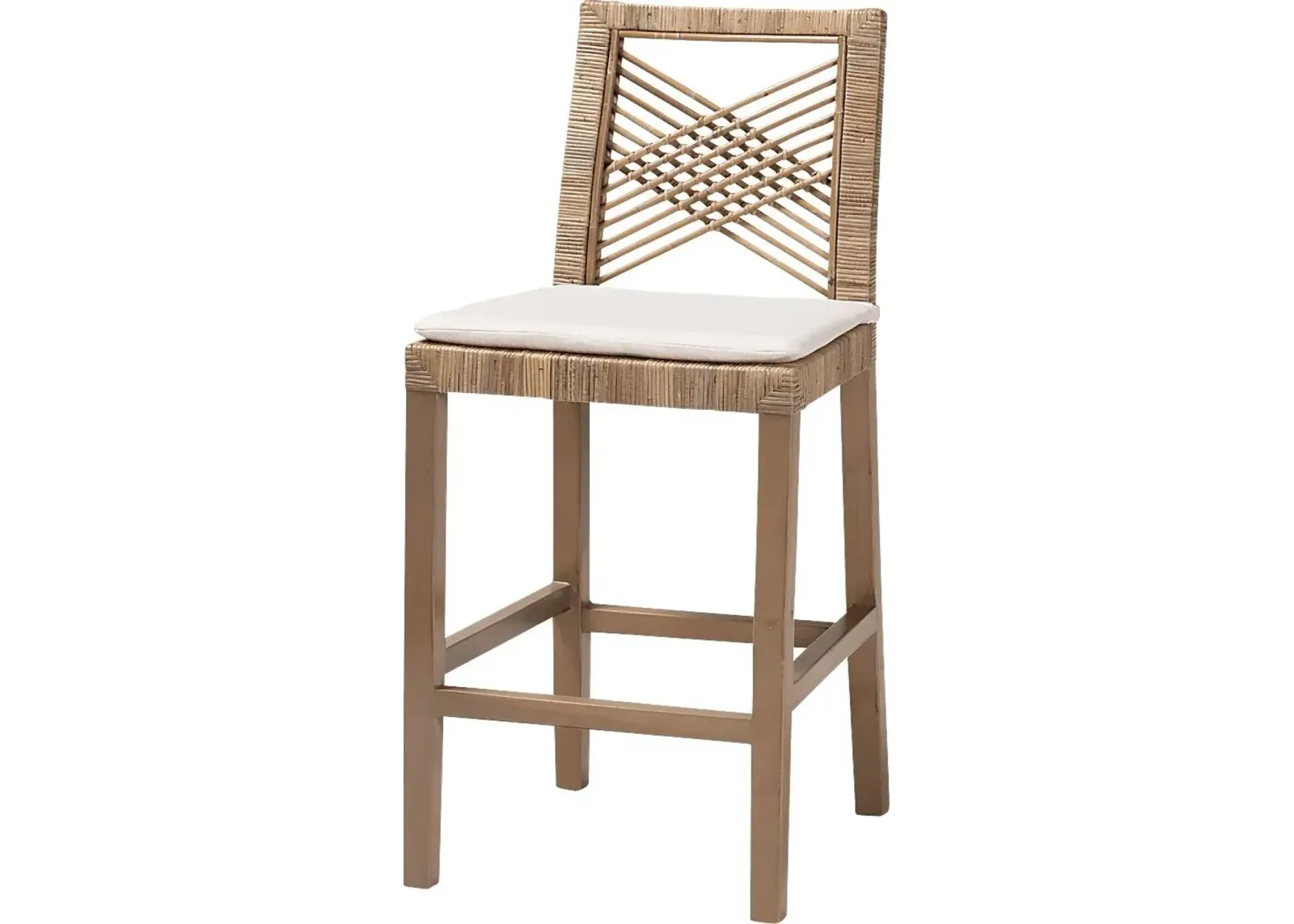 Medye Taupe Counter Stool