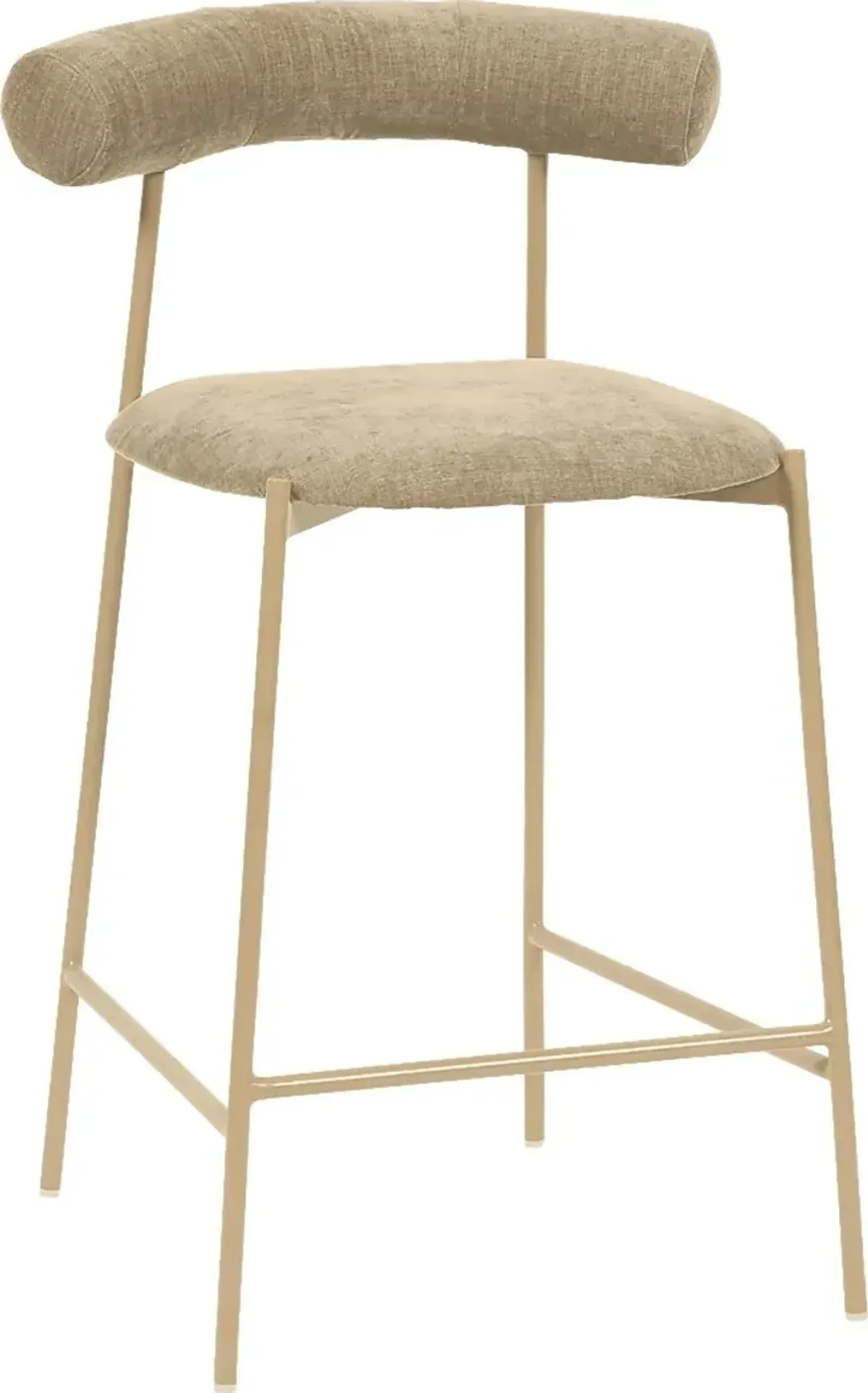 Almshouse Taupe Counter Stool