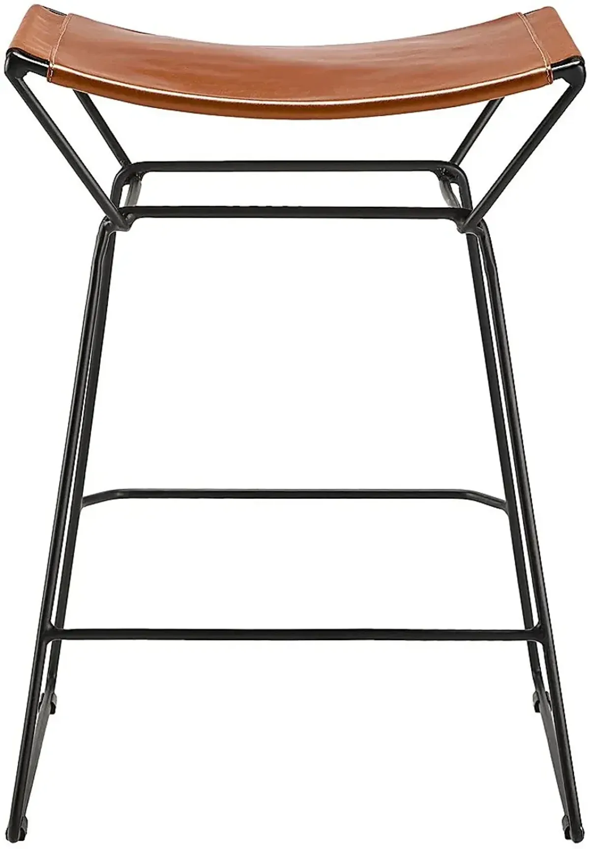 Basiyi Black/Brown Counter Height Stool