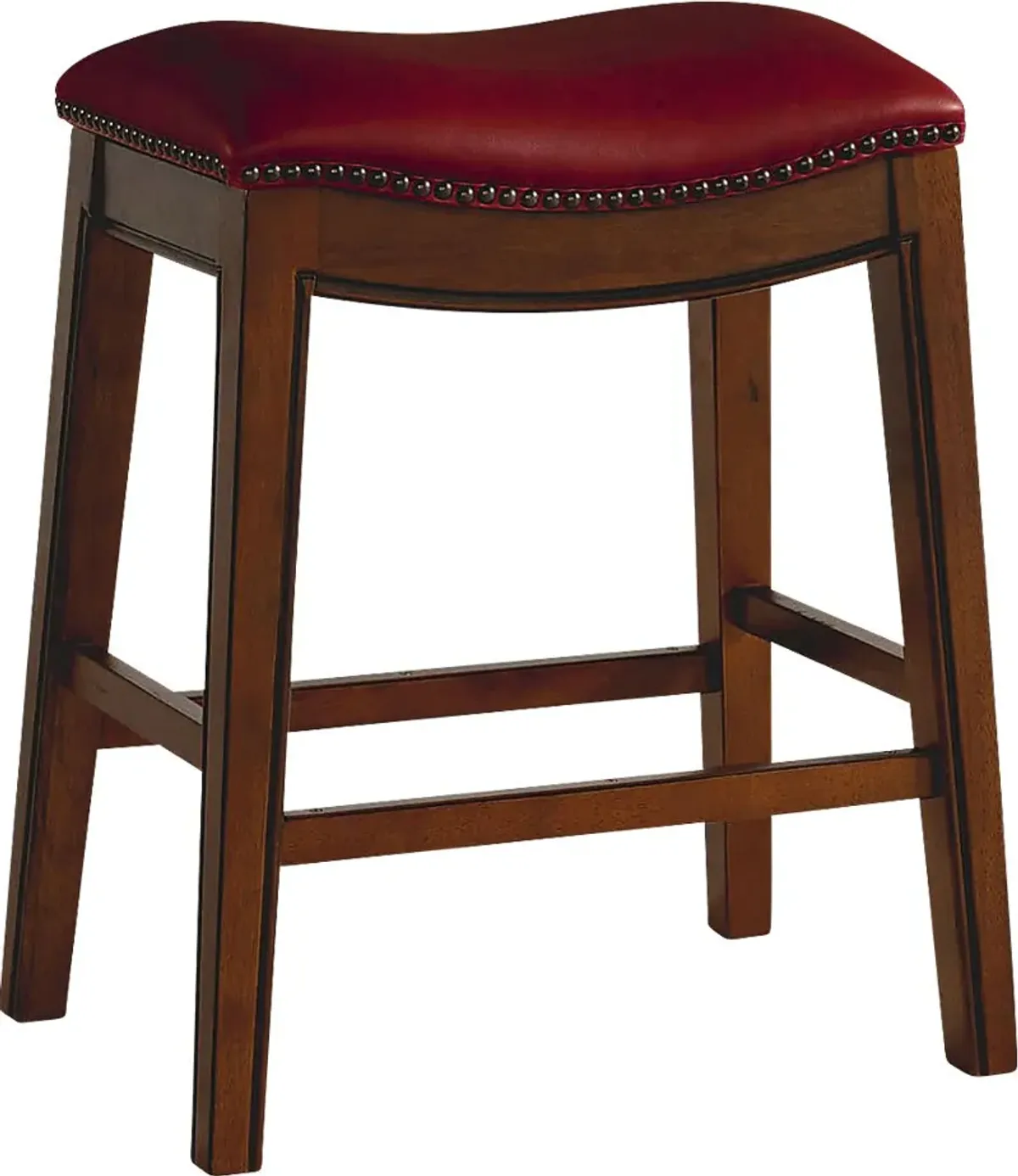 Soulbit Red Counter Height Stool