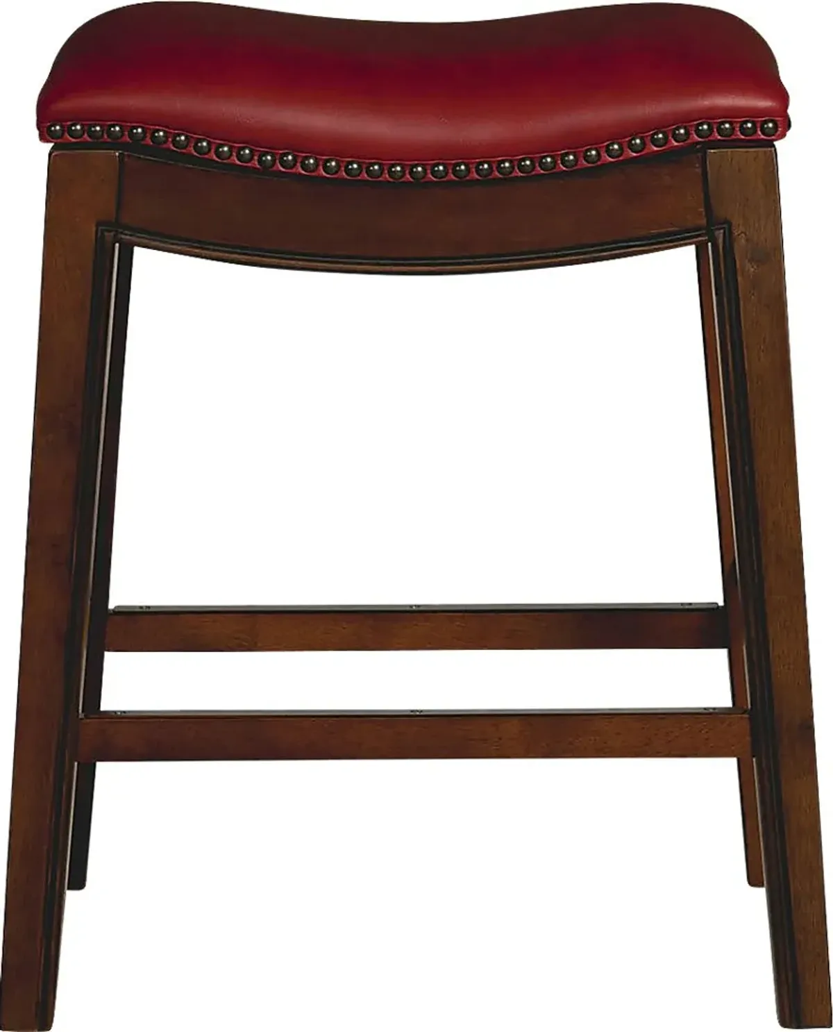 Soulbit Red Counter Height Stool