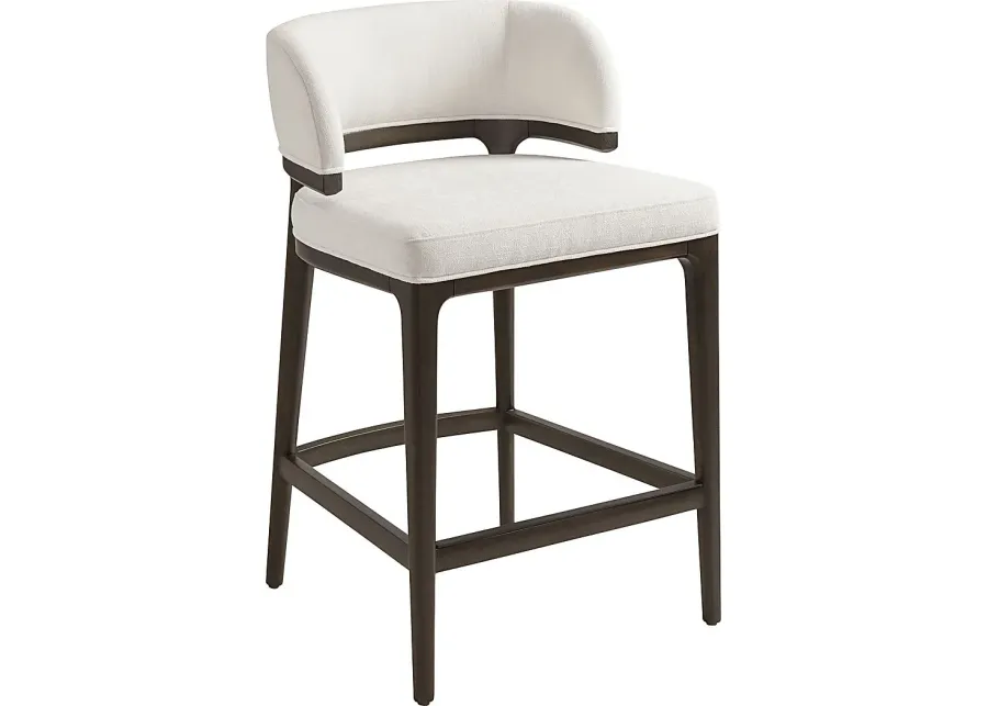 Wiremu Ivory Counter Stool