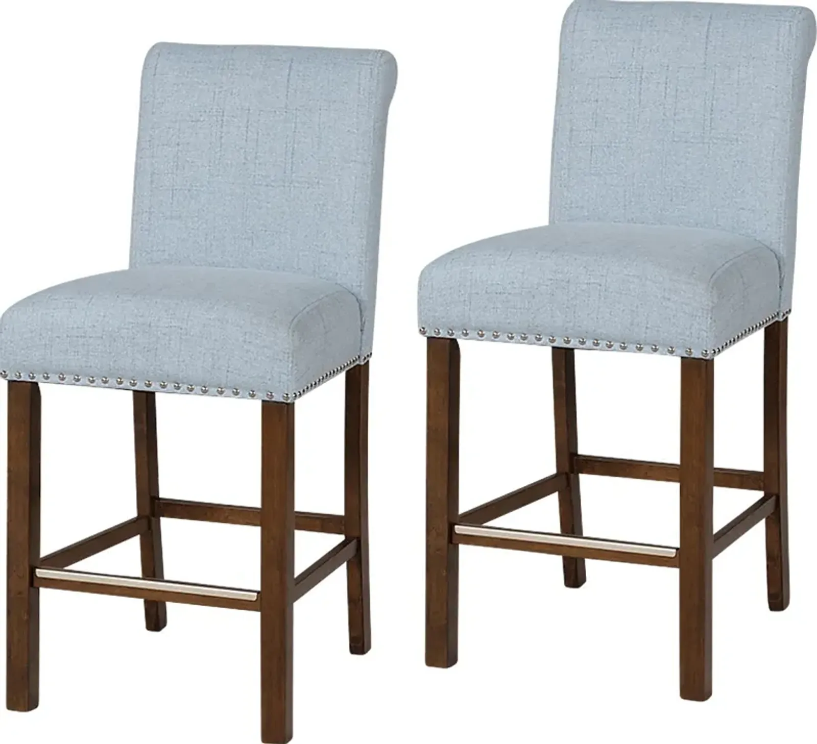 Korat Light Blue Counter Stool, Set of 2