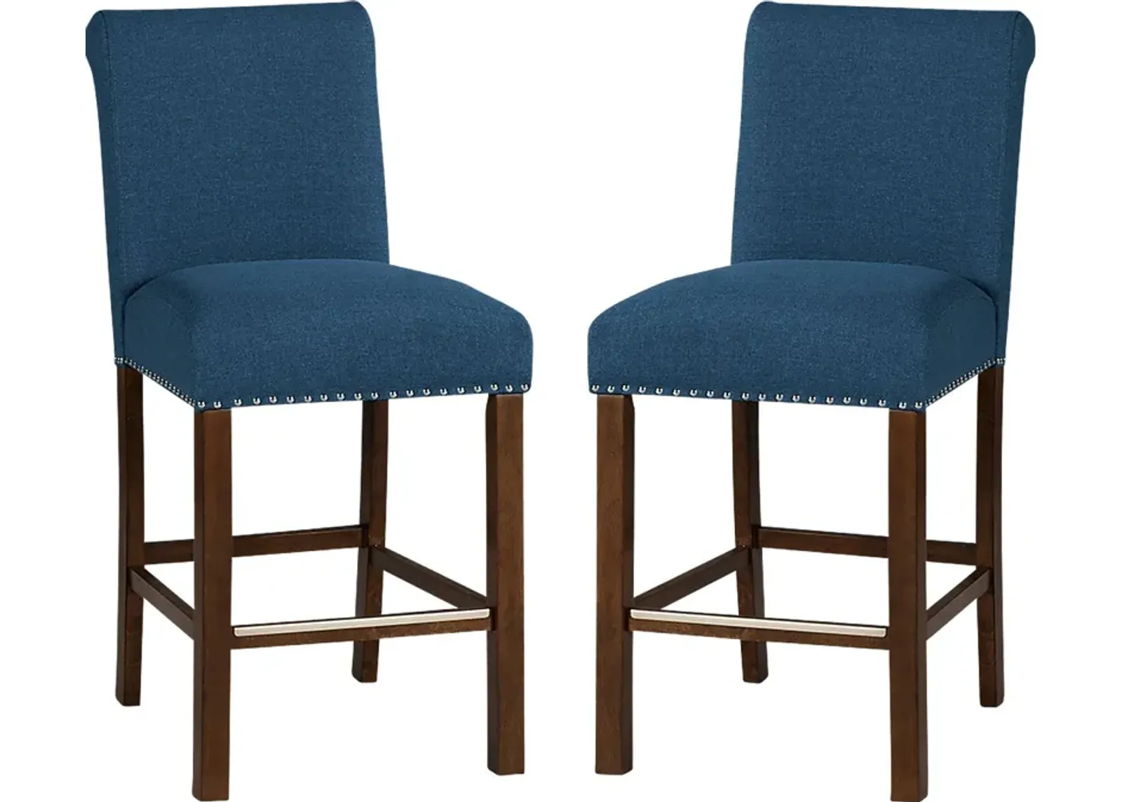 Korat Blue Counter Stool, Set of 2