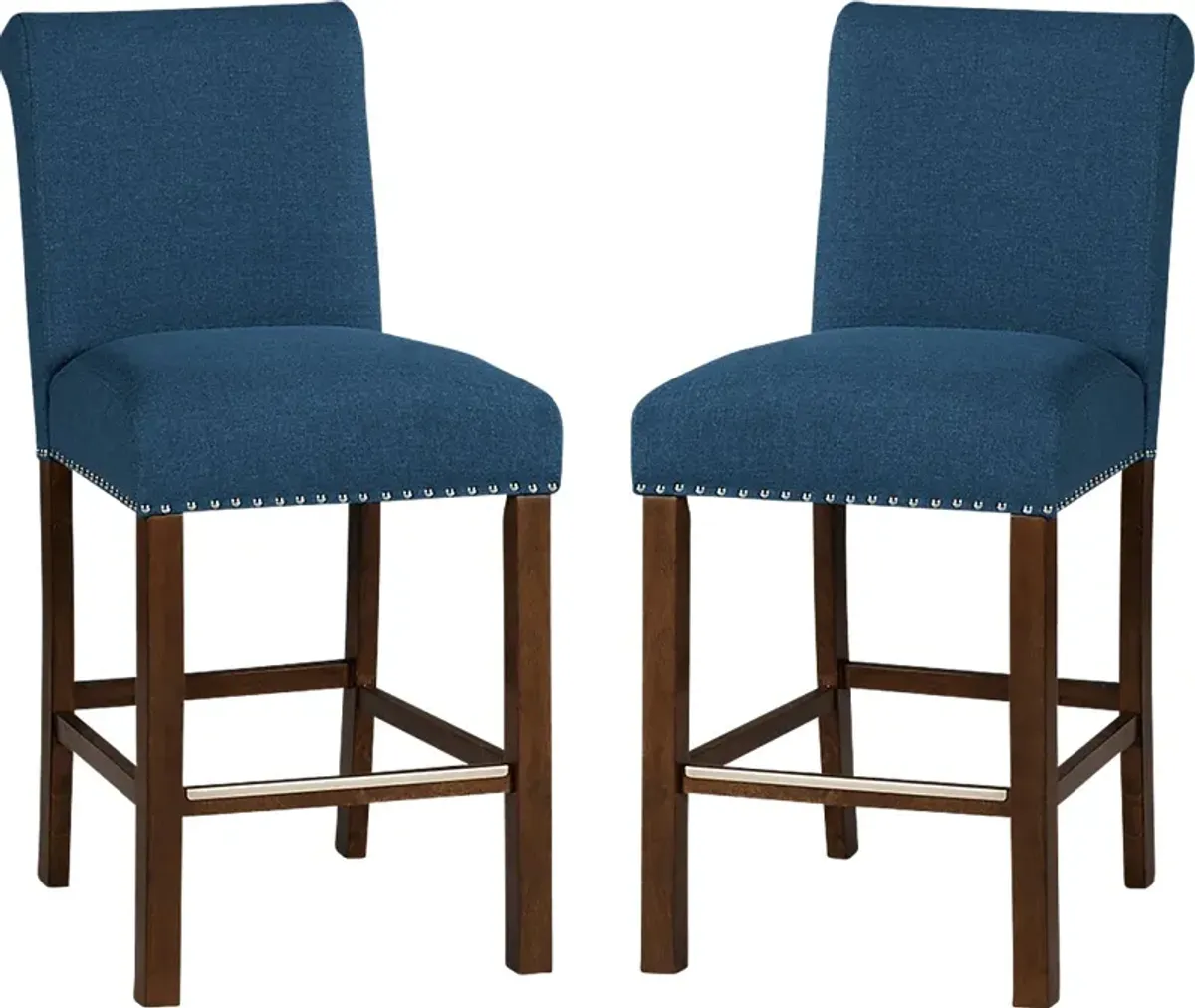 Korat Blue Counter Stool, Set of 2