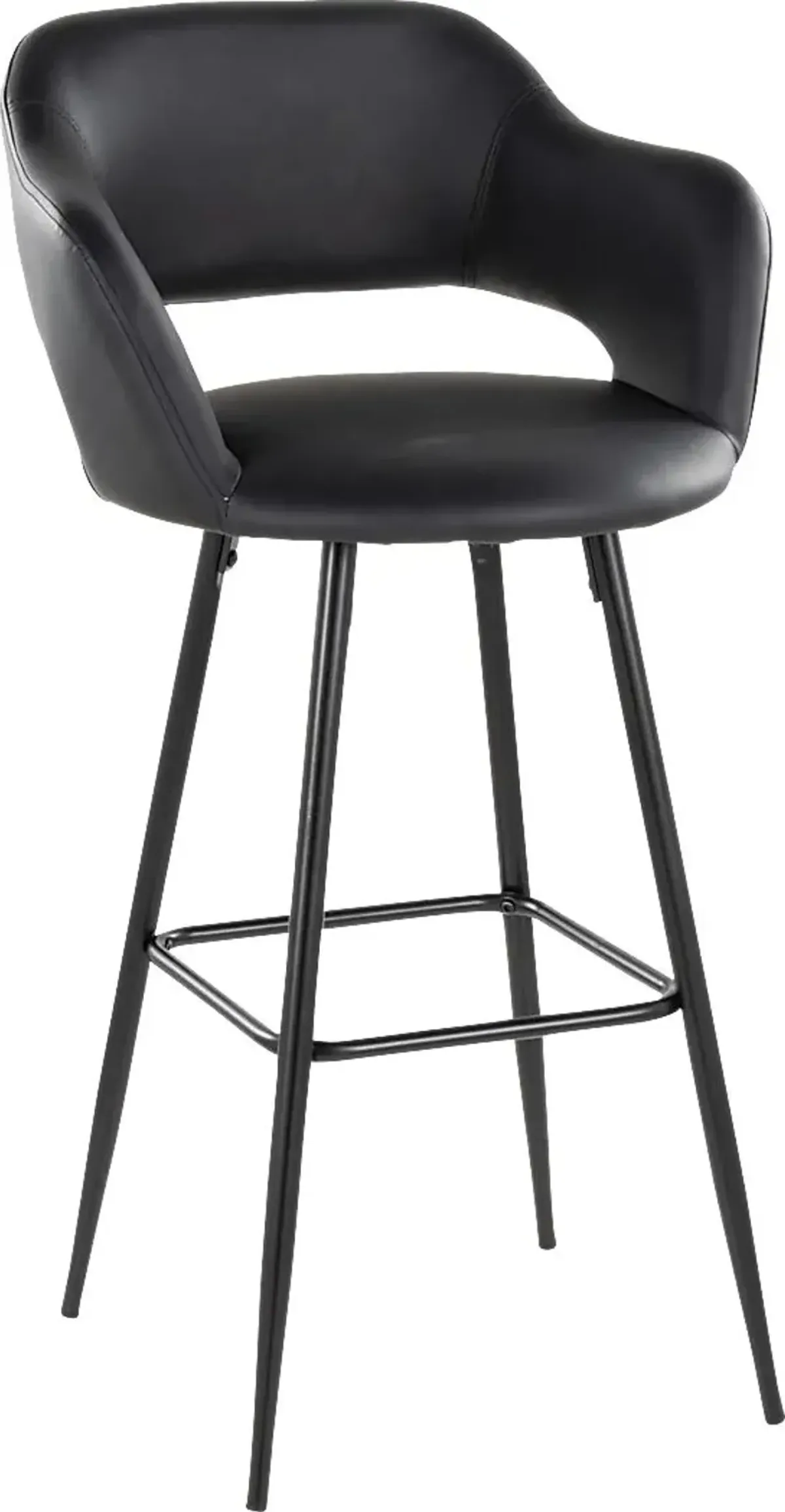 Orkhid Black Barstool, Set of 2