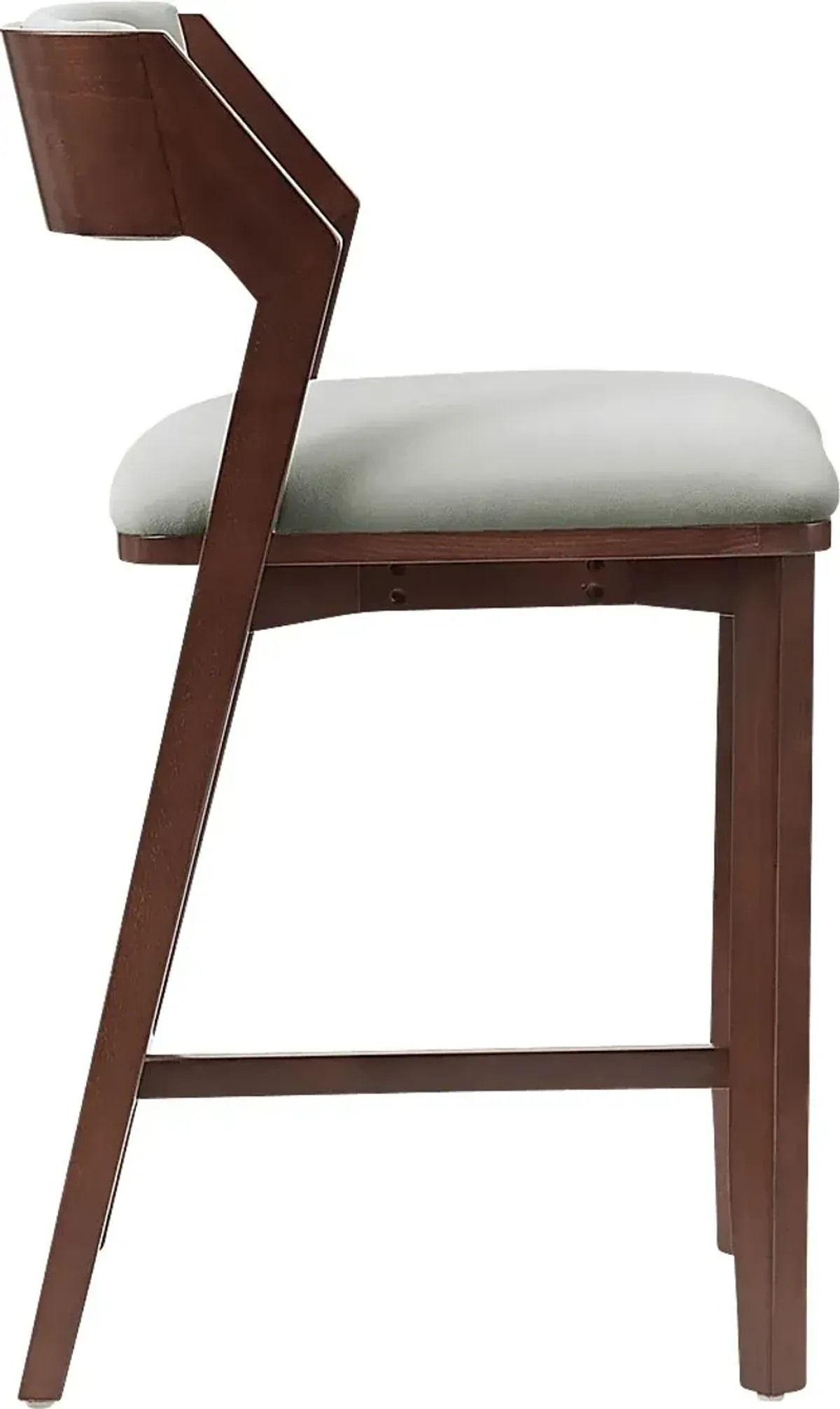 Marspoly White Counter Height Stool