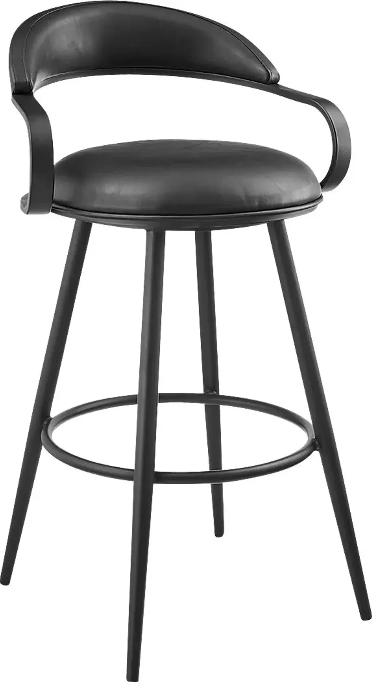 Orcone Black Barstool