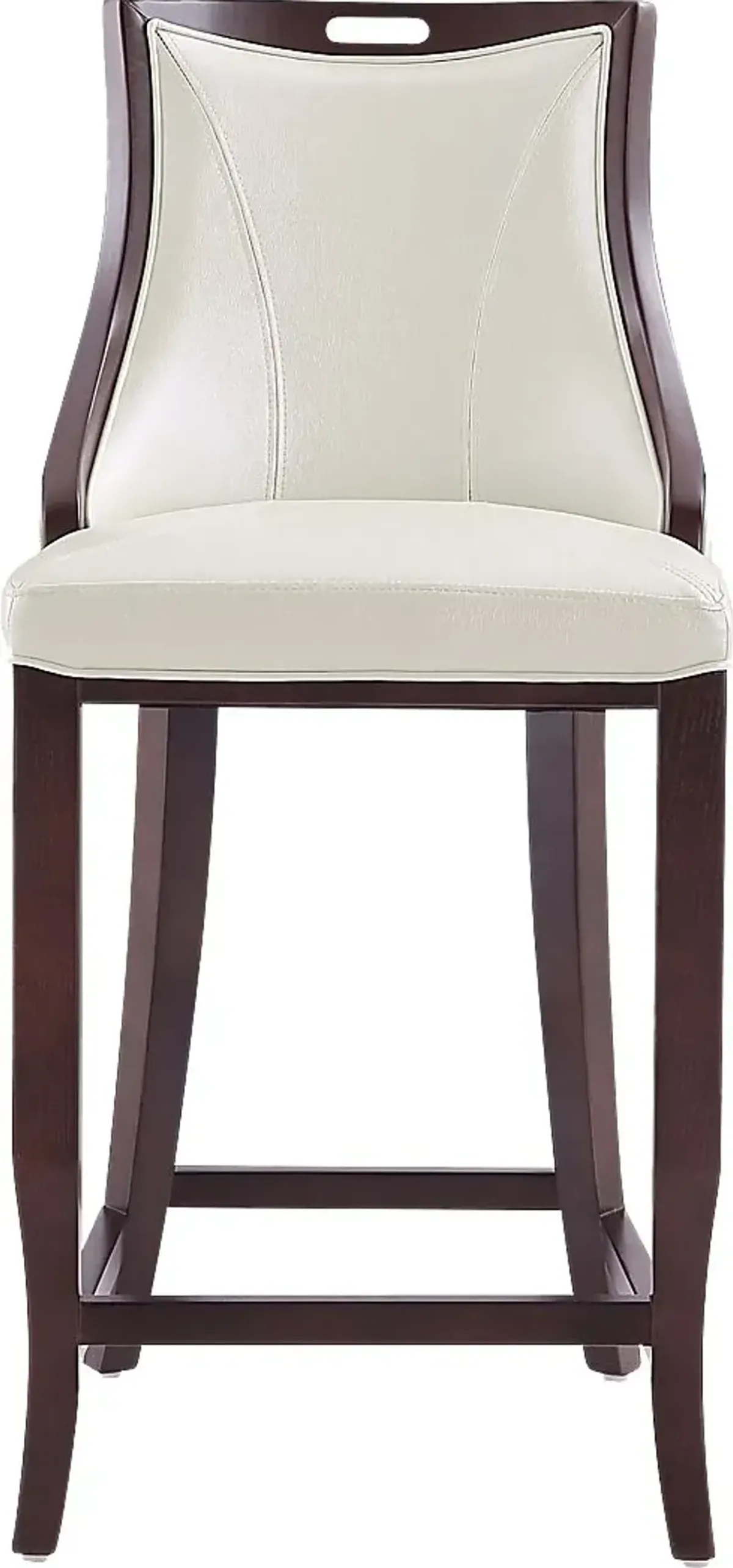 Bramblewoody White Barstool