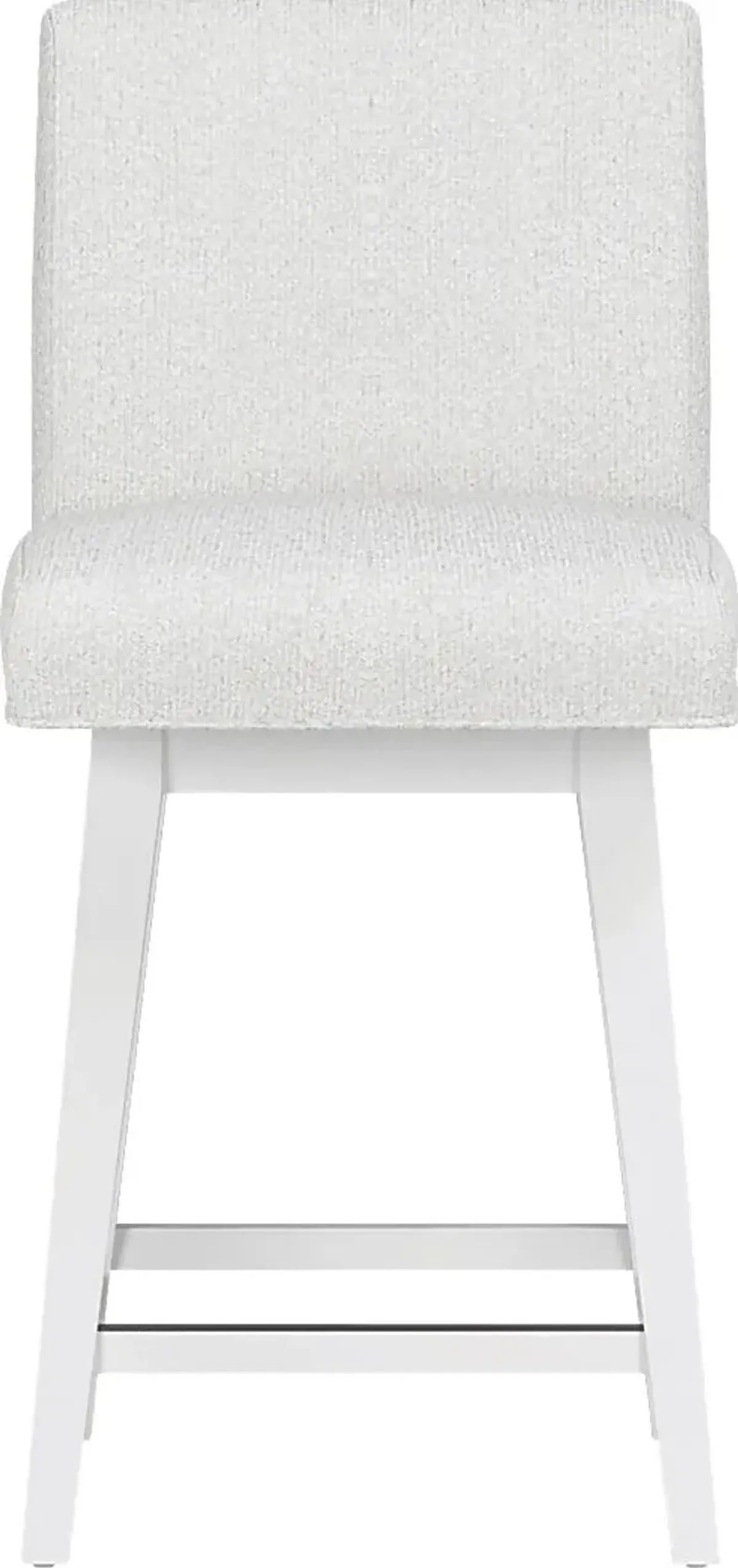 Nerton White Counter Height Adjustable Stool