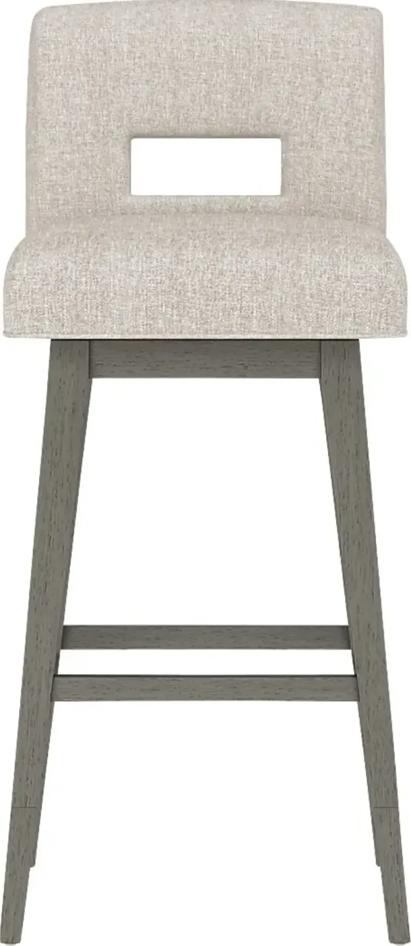 Jaek Beige Counter Height Adjustable Stool