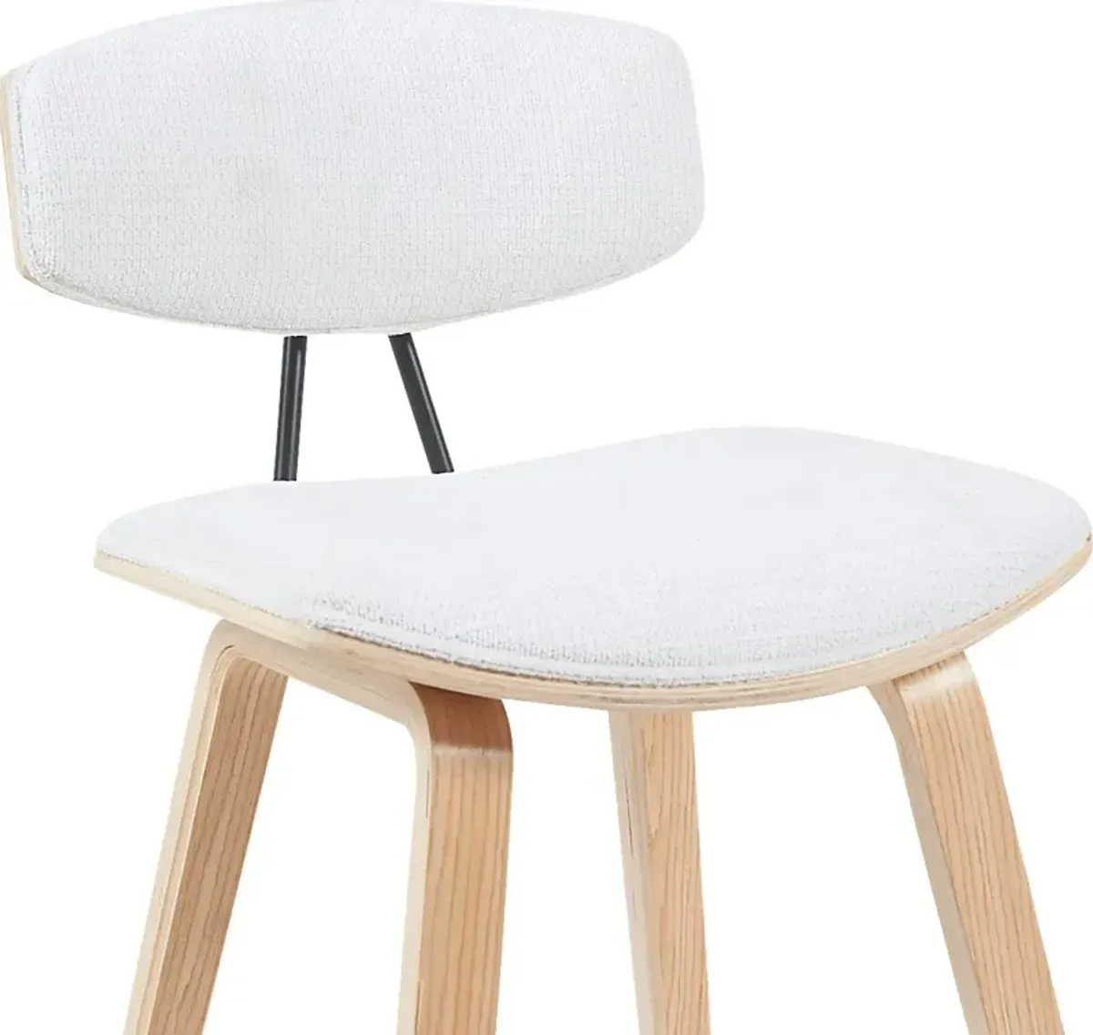 Angelstones III White Barstool